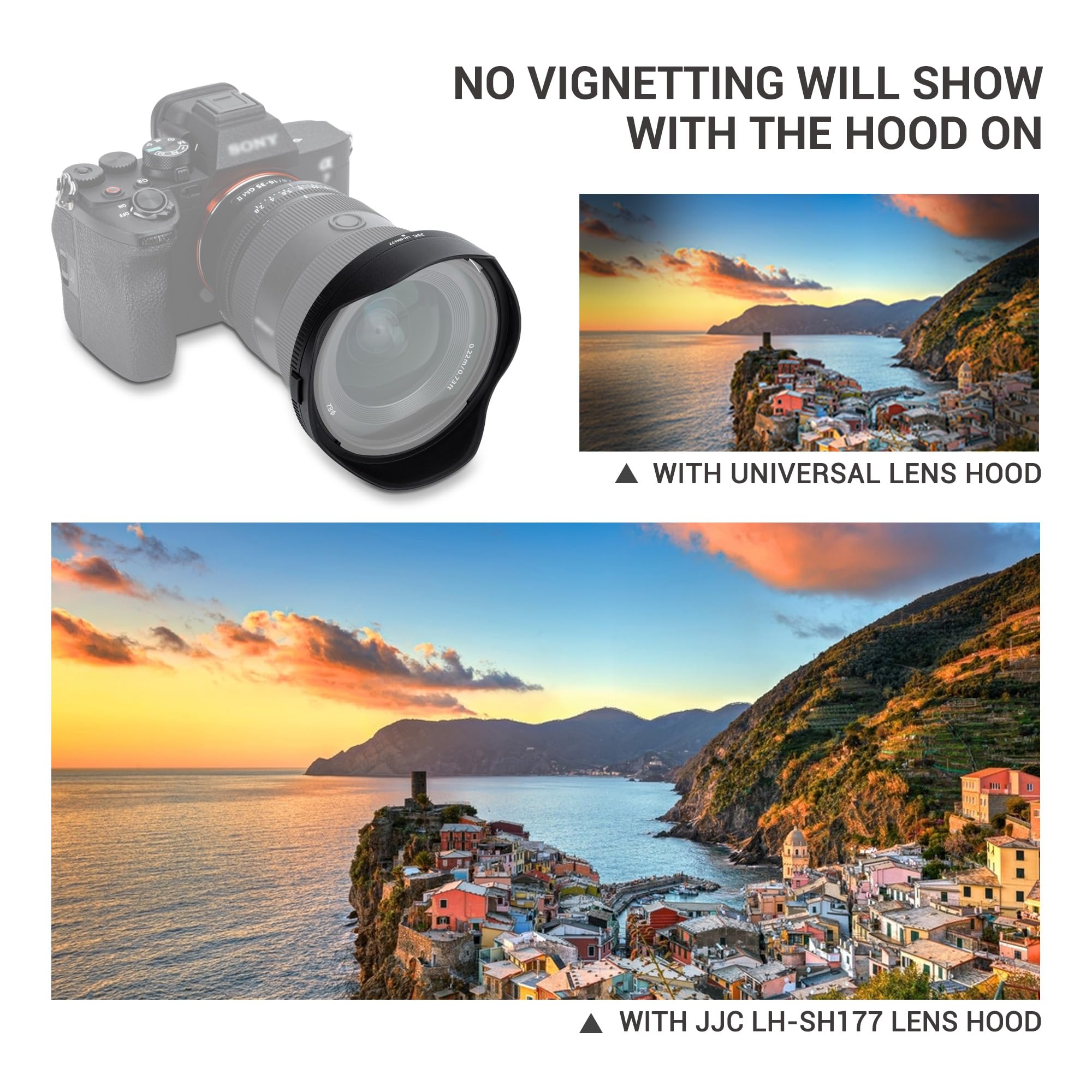 Jjc Alc Sh177 Bayonet Reversible Lens Hood Shade For Sony Fe 16 35Mm F/2.8 Gm Ii Lens Sel1635Gm2, Replaces Sony Alc Sh177 Lens H