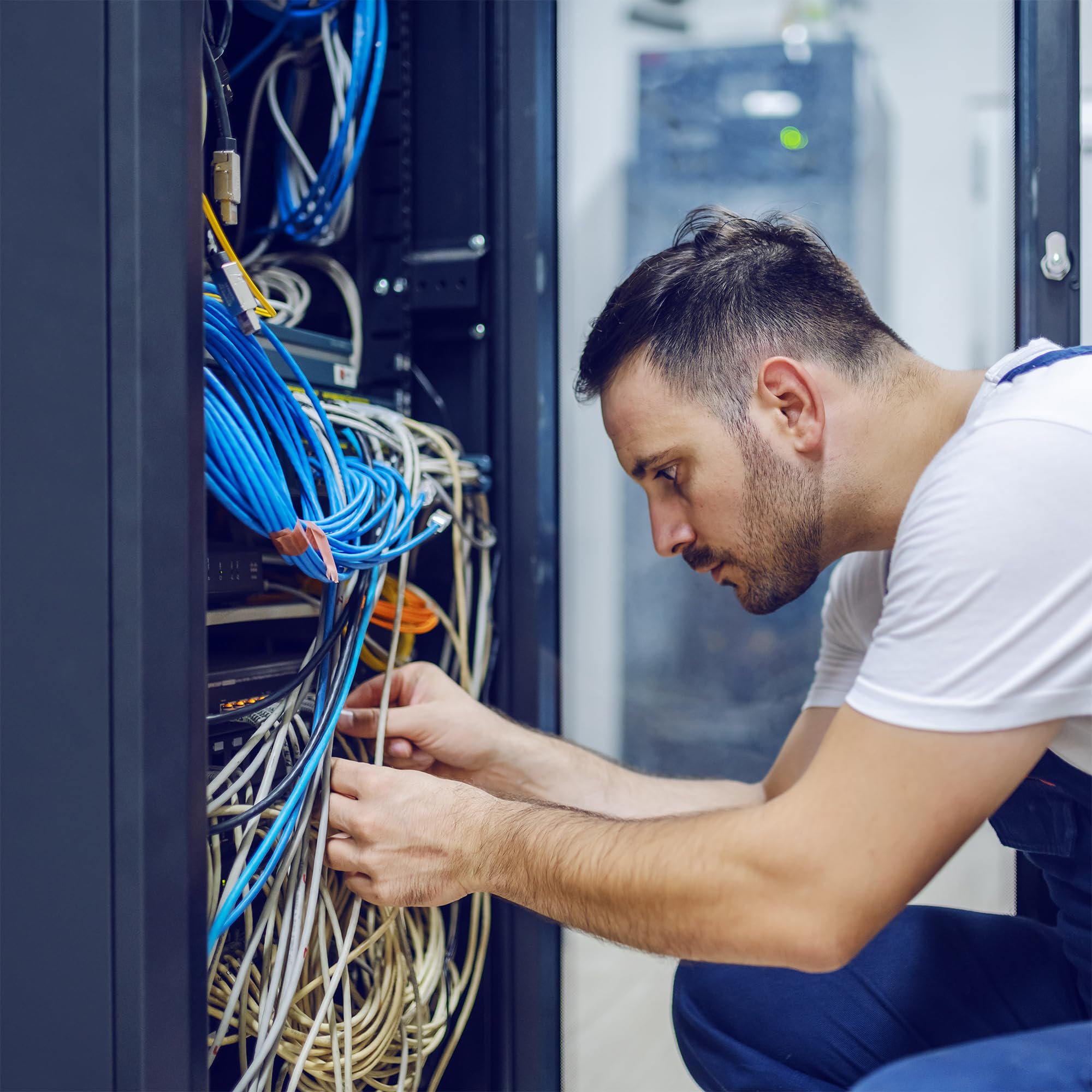 VIVO 500ft Bulk Cat6 Wire, Full Copper Ethernet Cable, 23 AWG, UTP Pull Box, LAN Network, Blue, CABLE V017