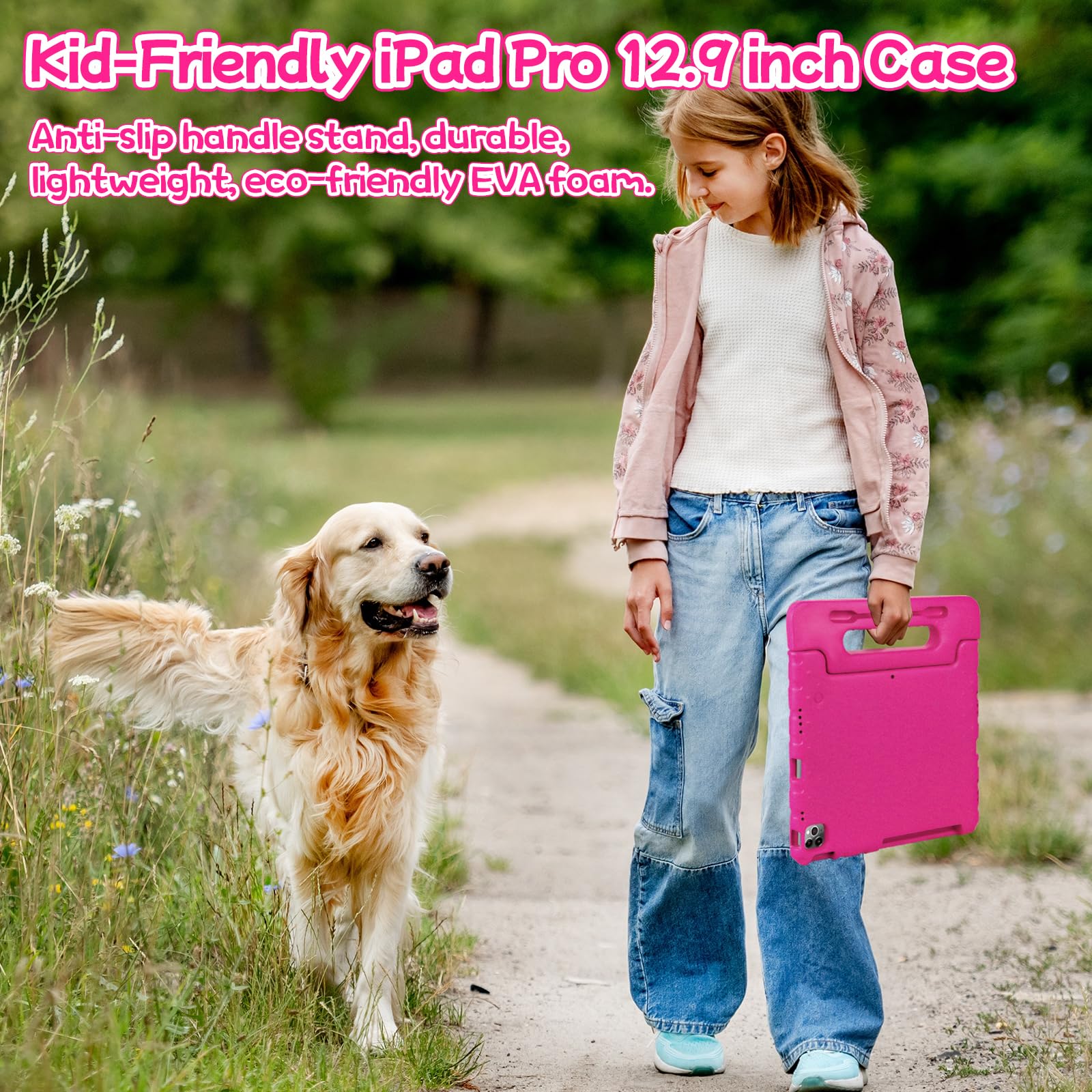 Billisgova New Kids Case For Ipad Pro 12.9 Case Super Protection Ipad Pro 12.9 Inch 6Th 5Th 4Th 3Th Cover With Pencil Holder And