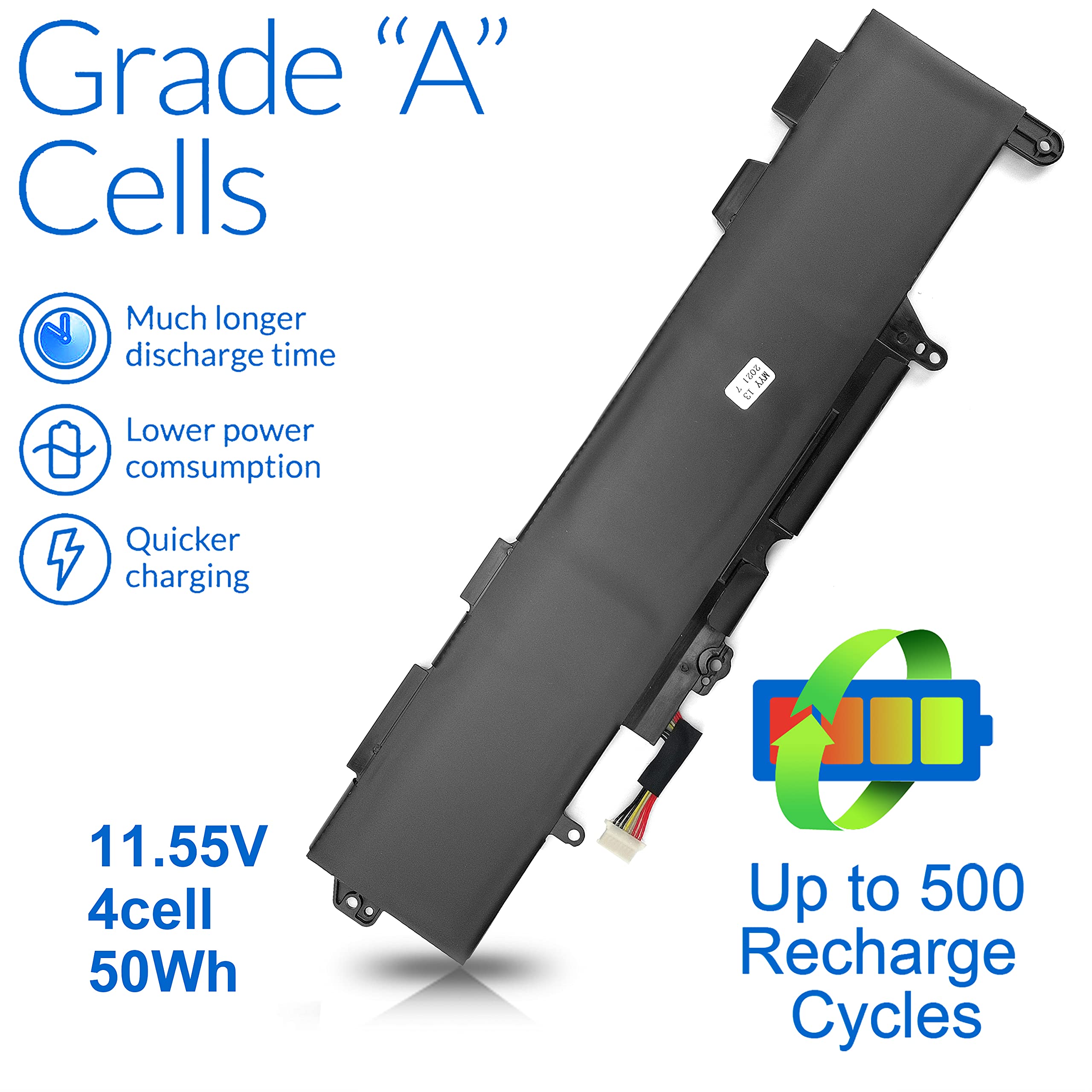 Fpro Ss03Xl 933321 855 Battery For Hp Elitebook 840 G5 G6, 730 735 740 745 830 846 G5, Zbook 14U G6 Hsn I13C 4 Hsn 113C 4 932823