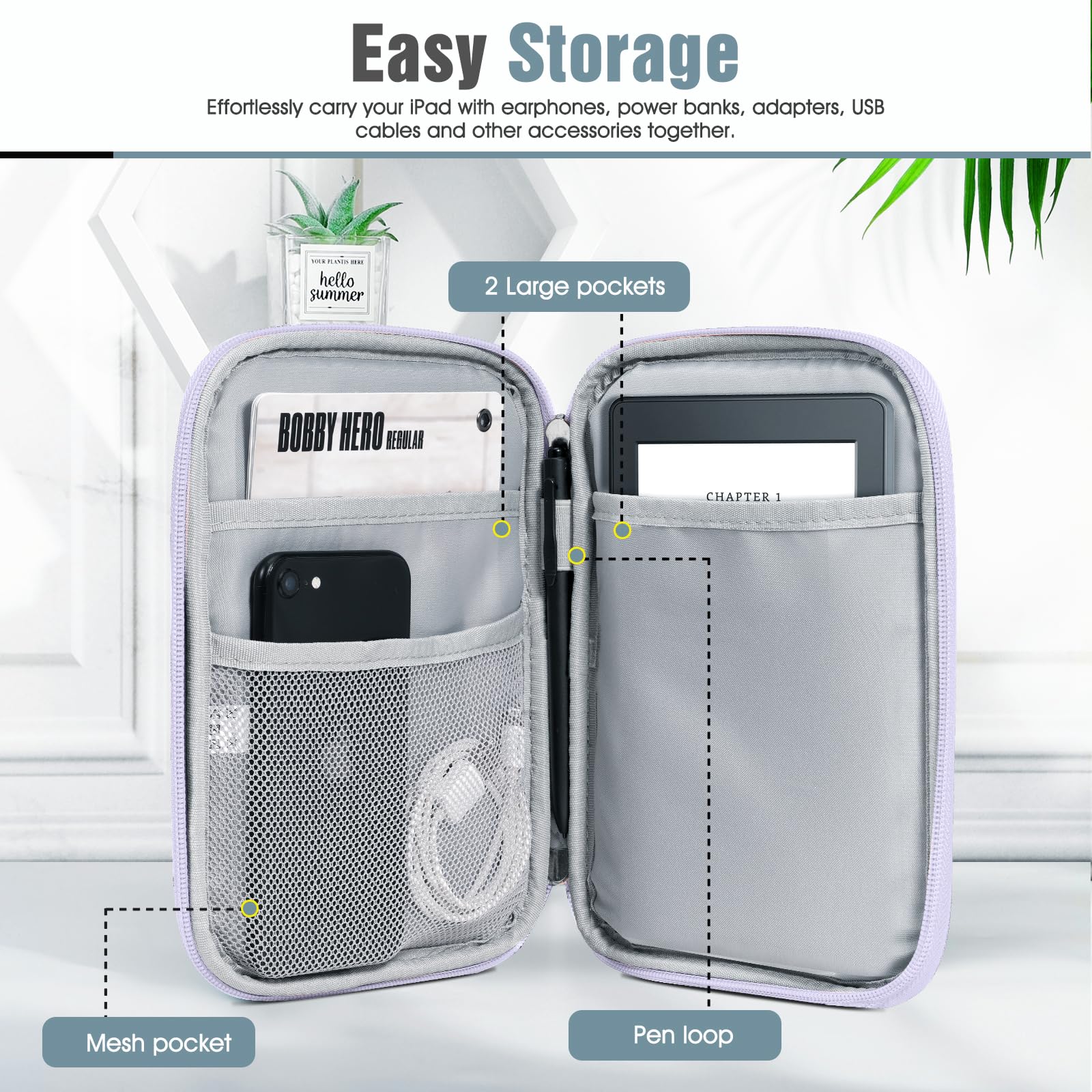 Timovo 6 7 Inch Tablet Sleeve For All New Kindle 2022/10Th Gen 2019 /Kindle Paperwhite 11Th Gen 2021/Kindle Oasis E Reader, Prot