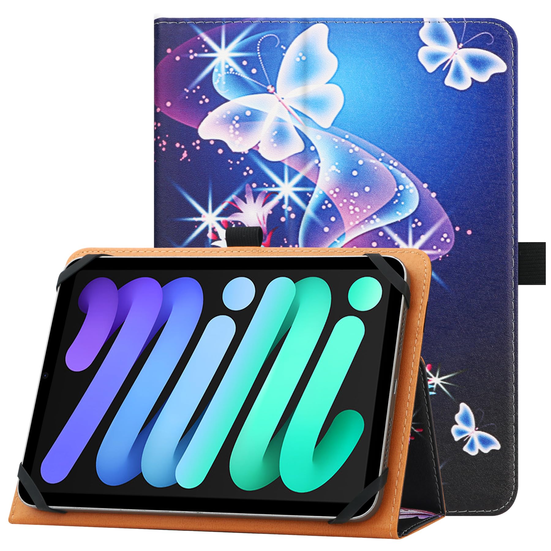 HGWALP Universal Case for 7 Inch / 8 Inch Tablet, Stand Folio Universal Tablet Case Protective Case for 7 Inch / 8 Inch Touchscr