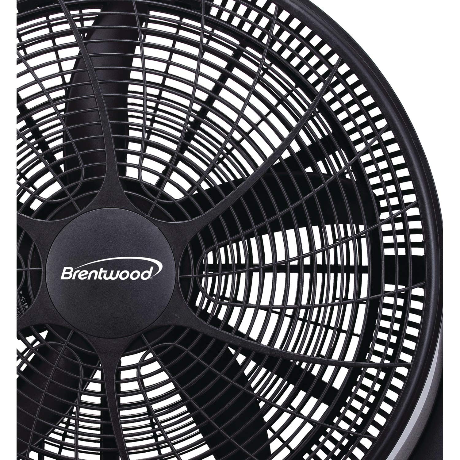 Brentwood Kool Zone F-20Bkr High Velocity Air Circulator Fan,3-Speed 20-Inch,Black