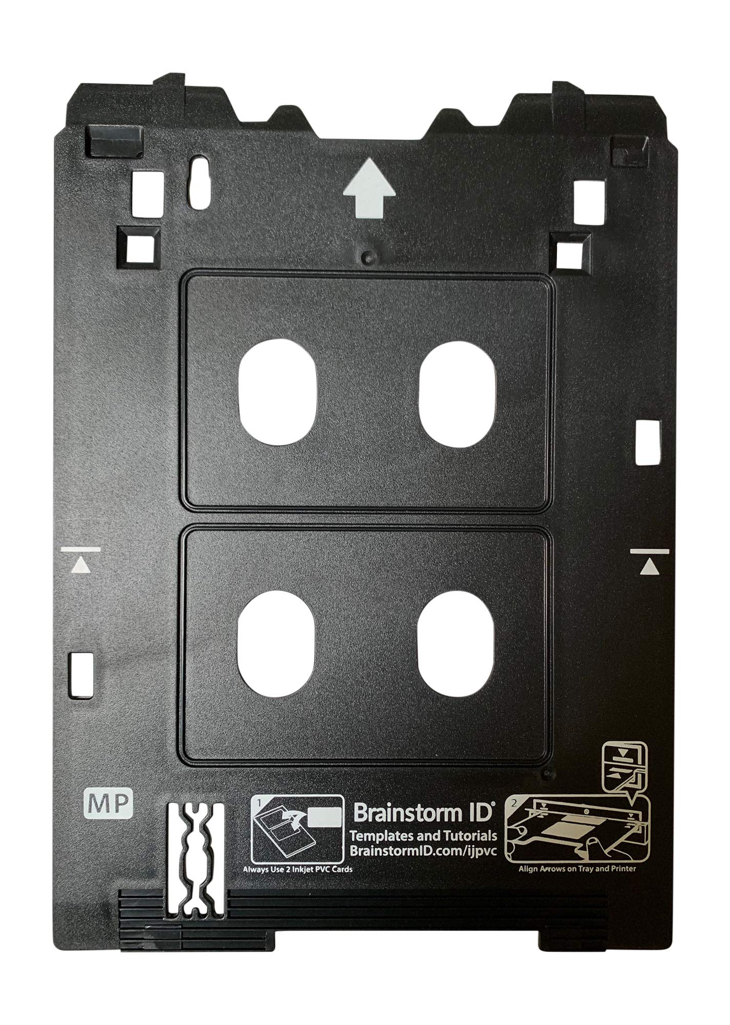 Brainstorm Id Inkjet Pvc Card Tray For Canon Pixma Ts82Xx, Ts83Xx, And Ts95Xx Series Printers (Canon Mp/Multi Purpose Tray Print