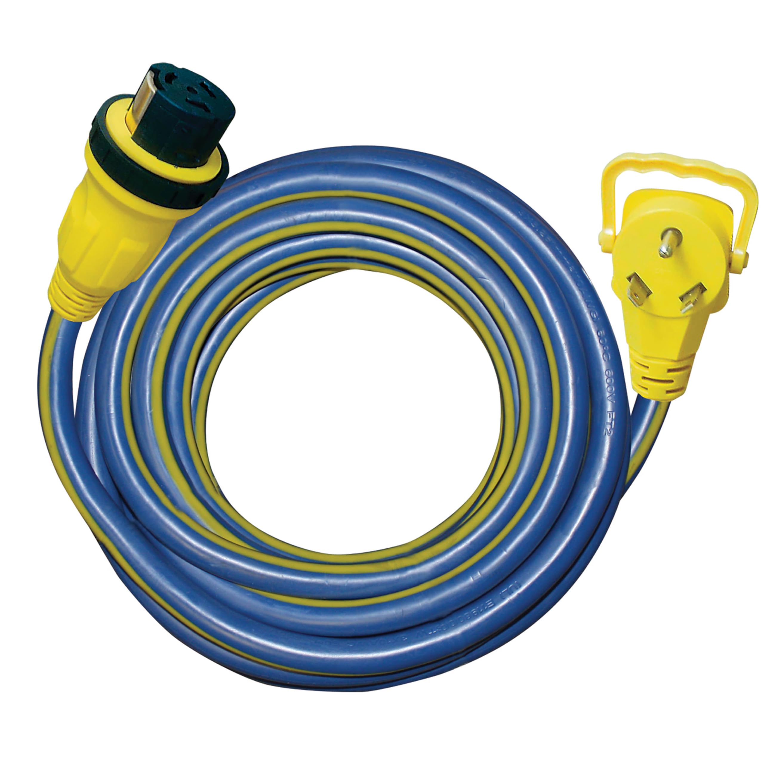 Voltec Industries 16-00588 30-Ampere To 50-Ampere Rv Locking 10/3 Stw Cord, 25-Feet
