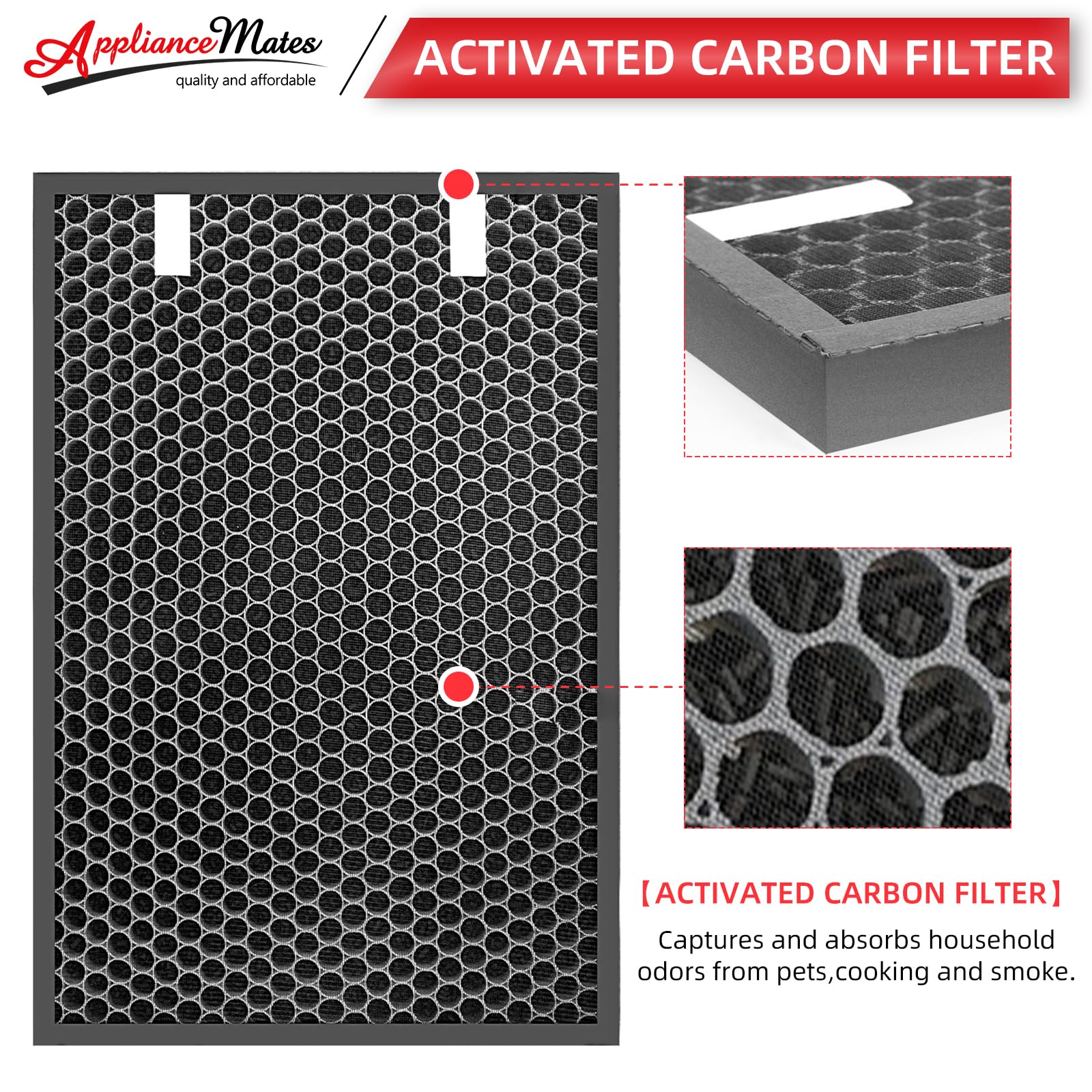 Air220 Air320 Filter Replacement For Bissell Air320 Air220 2609A Air Purifier, 2678, 2804 Hepa Filter + Pre Filter And 2677 Acti