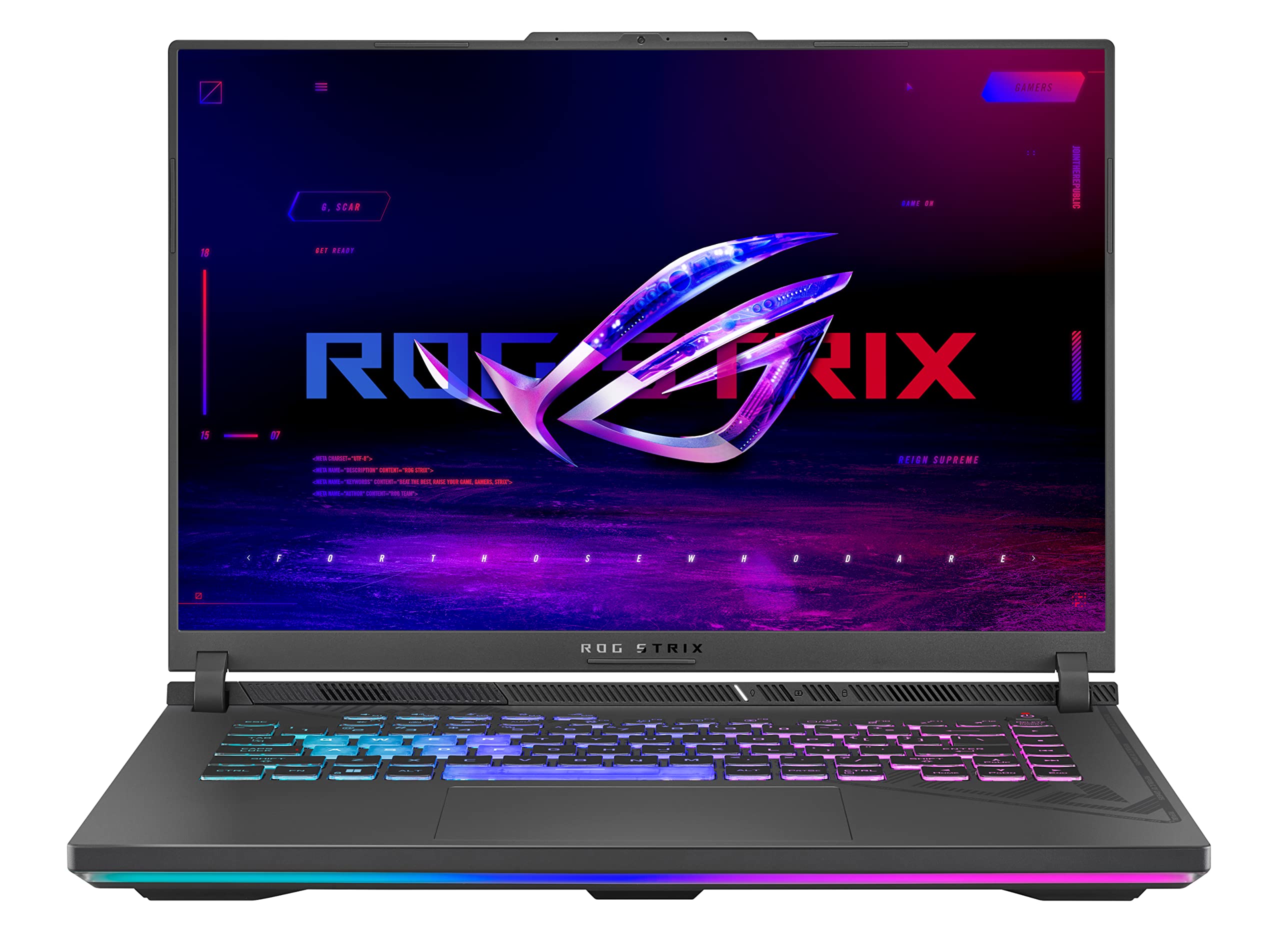 Asus Rog Strix G16 (2024) Gaming Laptop, 16    16:10 Fhd 165Hz Display, Nvidia Geforce Rtx 4060, Intel Core I7 13650Hx, 16Gb Ddr