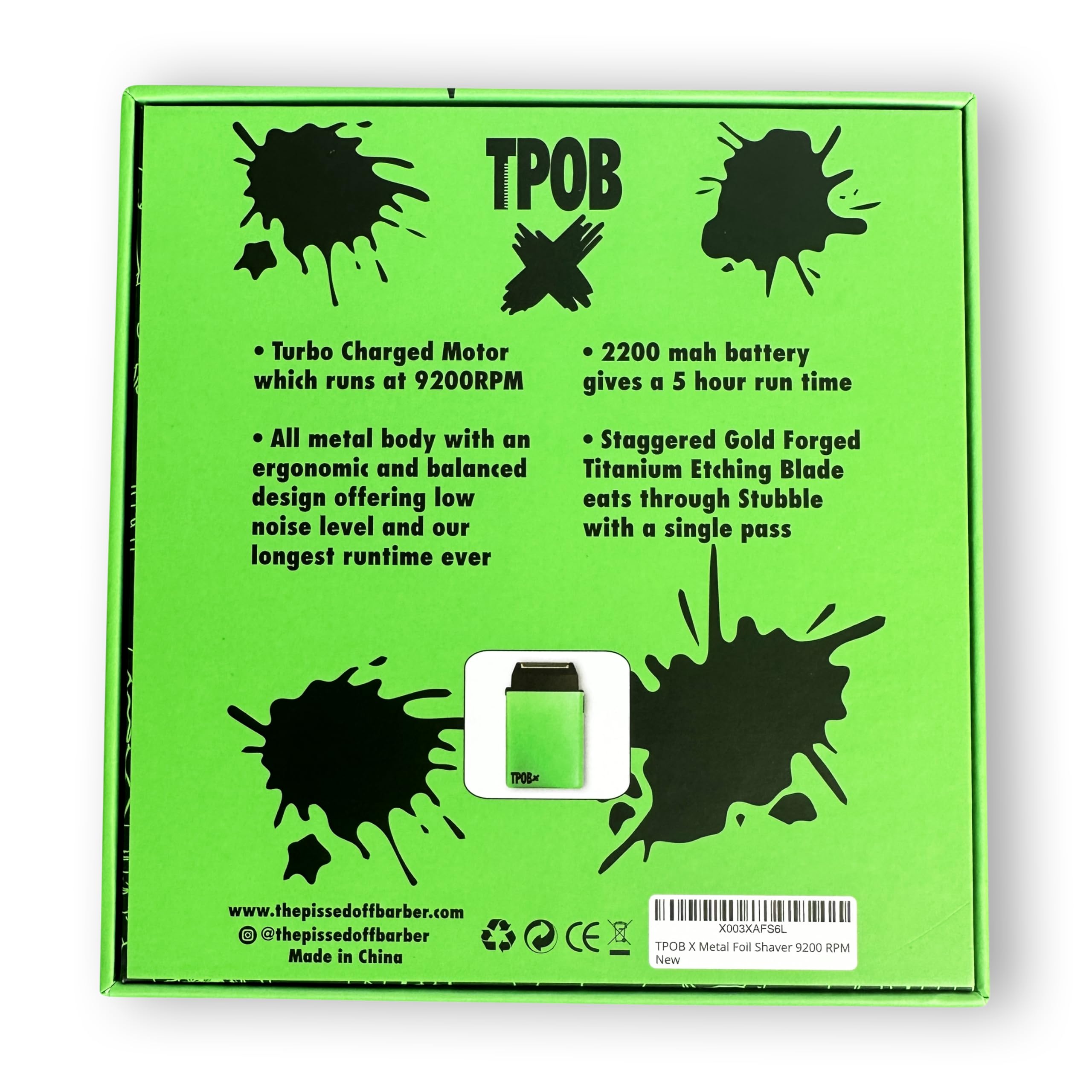 Tpob X Metal Shaver Slime Green