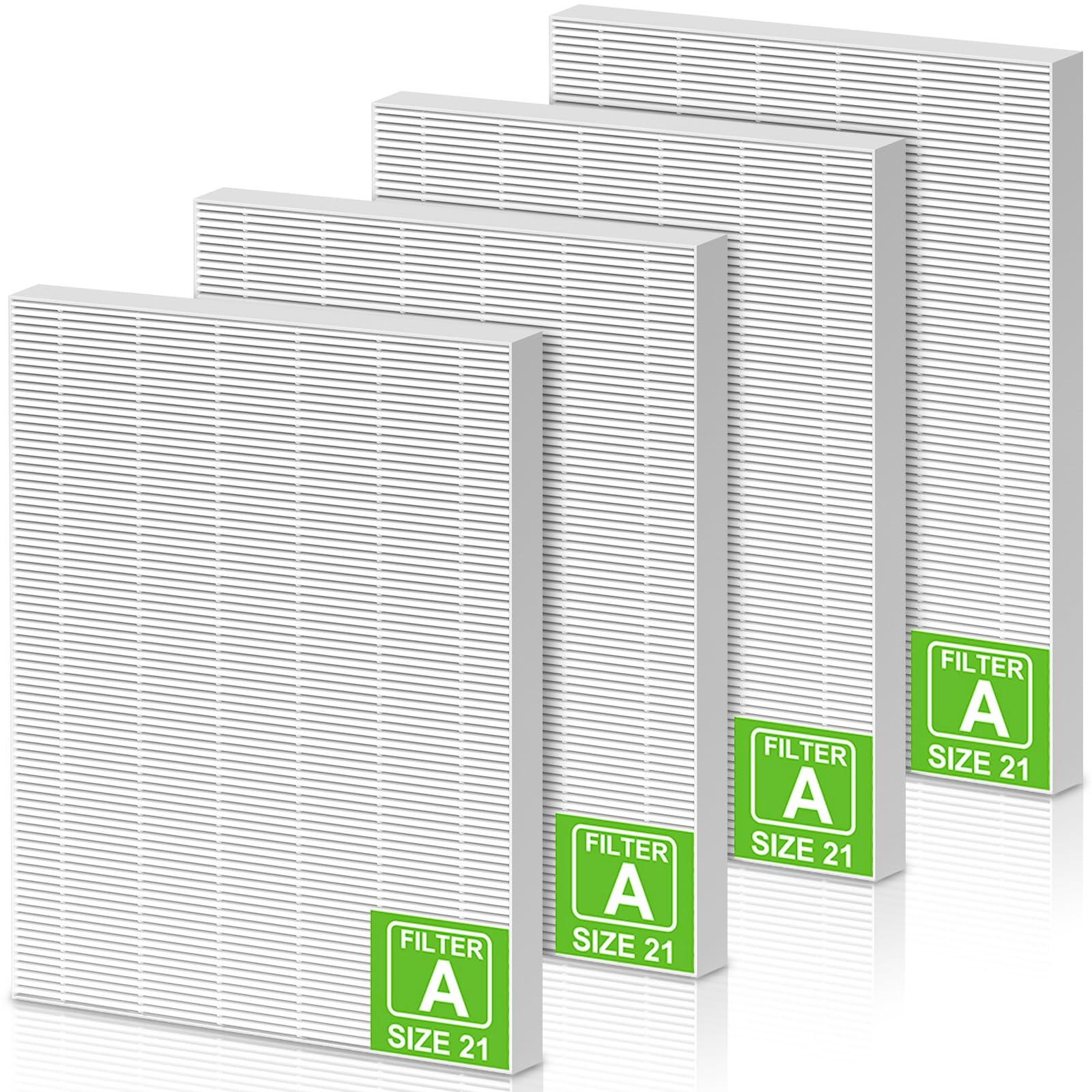 Xbgg 4 Pack 115115 Hepa Replacement Filter A Size 21 Compatible With Winix Plasmawave Air Purifier C535 Am90 5300 6300 5300 2 63