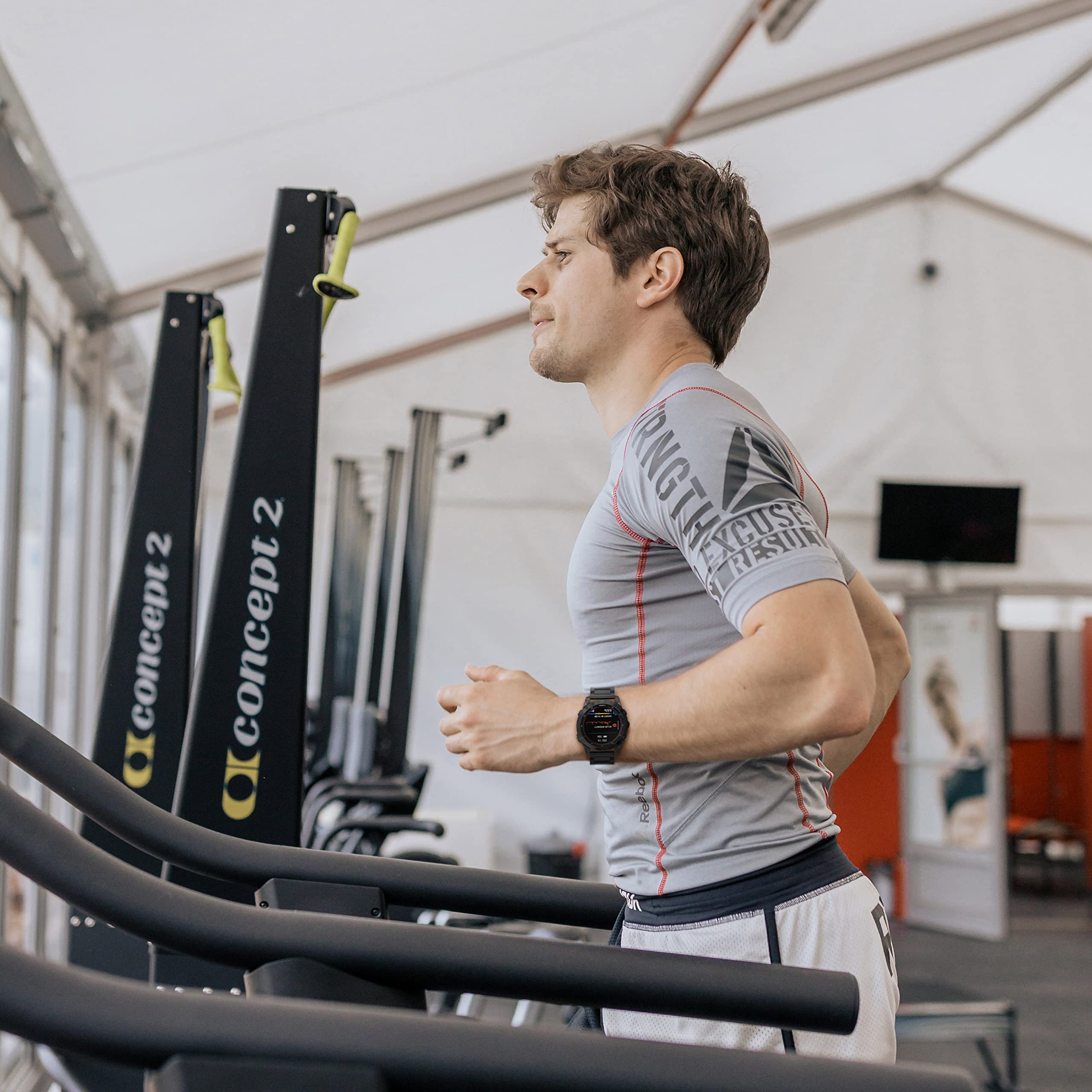 Pencoda For Garmin Fenix 8 51Mm/7X/6X/5X Plus Band, 26Mm Titanium Metal Quick Release Easy Fit Watch Bands With Double Button Cl