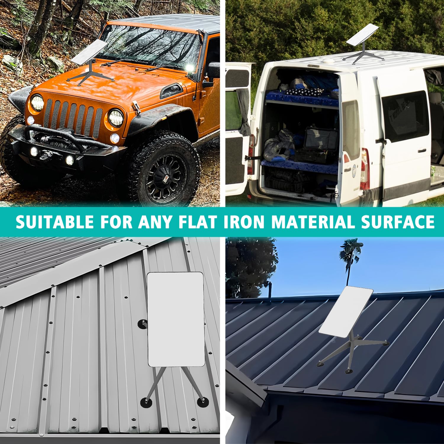 176 Pounds Of Attraction Strong Magnetic Roof Mount For Starlink , Magnet Mounting Kit For Starlink Dish, Each Magnet With 44 Po