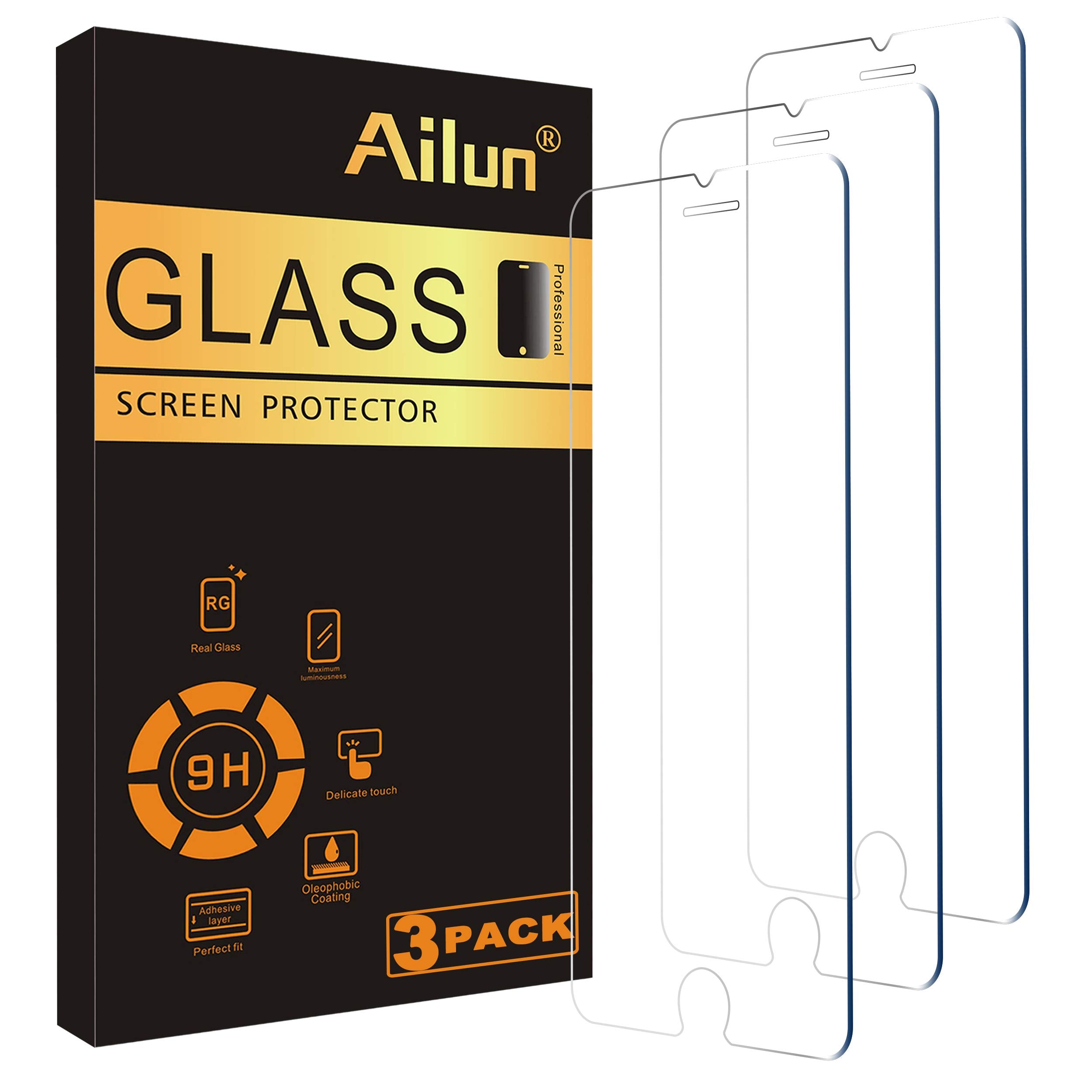 Ailun Screen Protector For Iphone Se 2020 2Nd/2022 3Rd Generation, Iphone 8,7,6S,6, 4.7 Inch Tempered Glass 0.25Mm Case Friendly