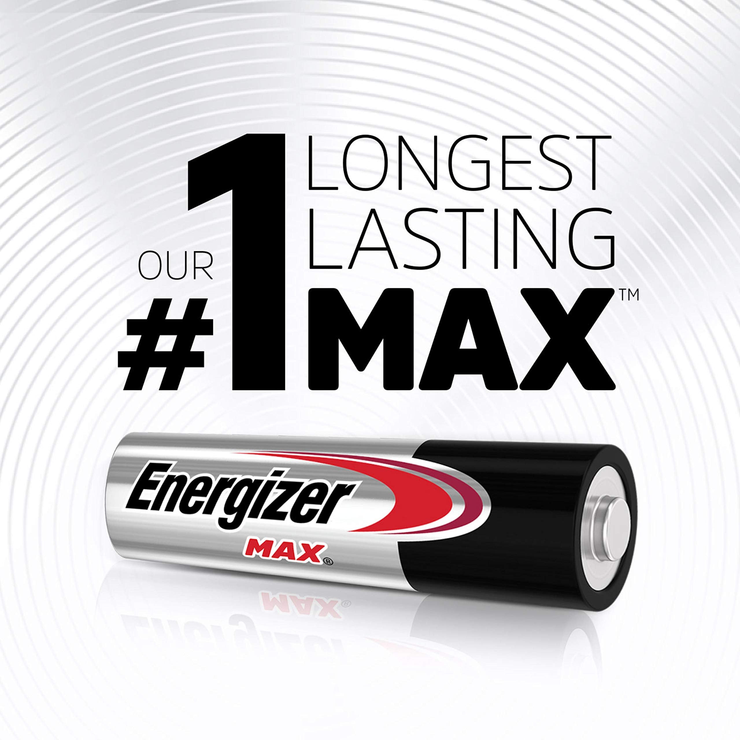 Energizer Aa Batteries And Aaa Batteries, 24 Max Double A Batteries And 24 Max Triple A Batteries Combo Pack, 48 Count