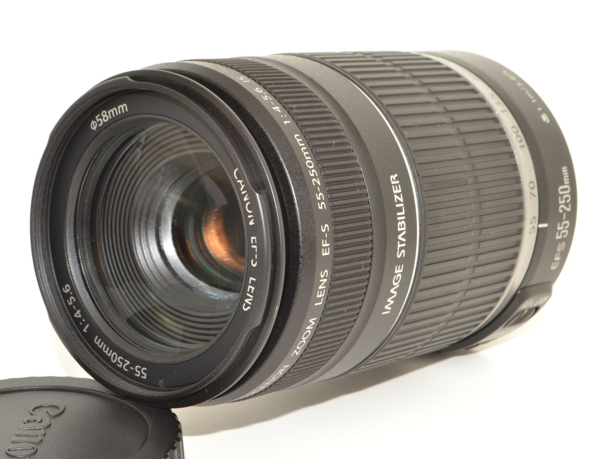 Canon Ef-S 55-250Mm F/4-5.6 Is Image Stabilizer Telephoto Zoom Lens - International Version (No Warranty)