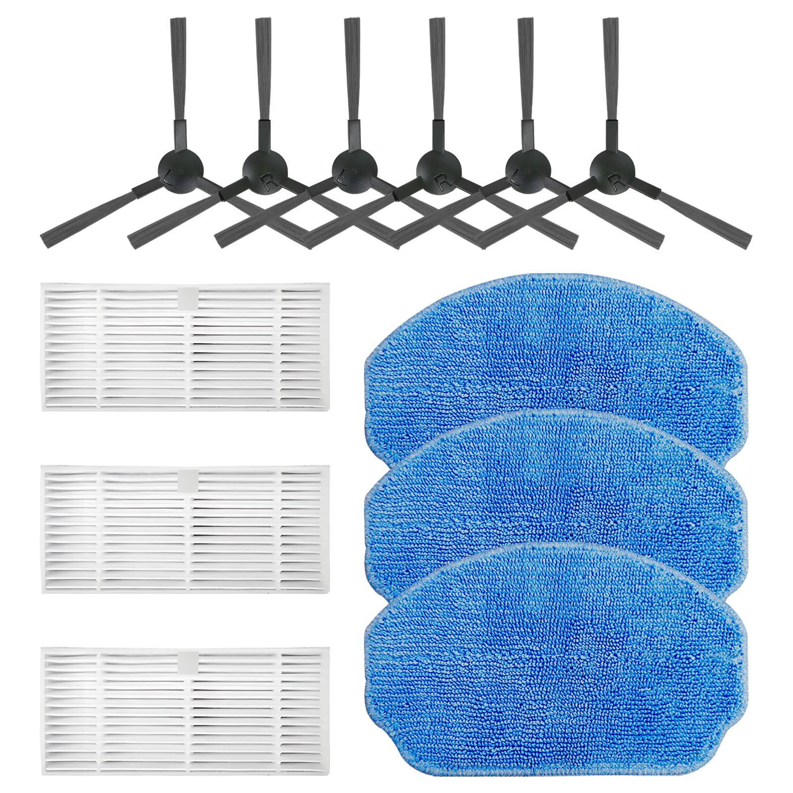 Spare Replacement Parts Compatible With Mamnv Br150 Br151, Zcwa Br150 Br151, Manvins G20 Robot Vacuum And Mop Combo Accessories