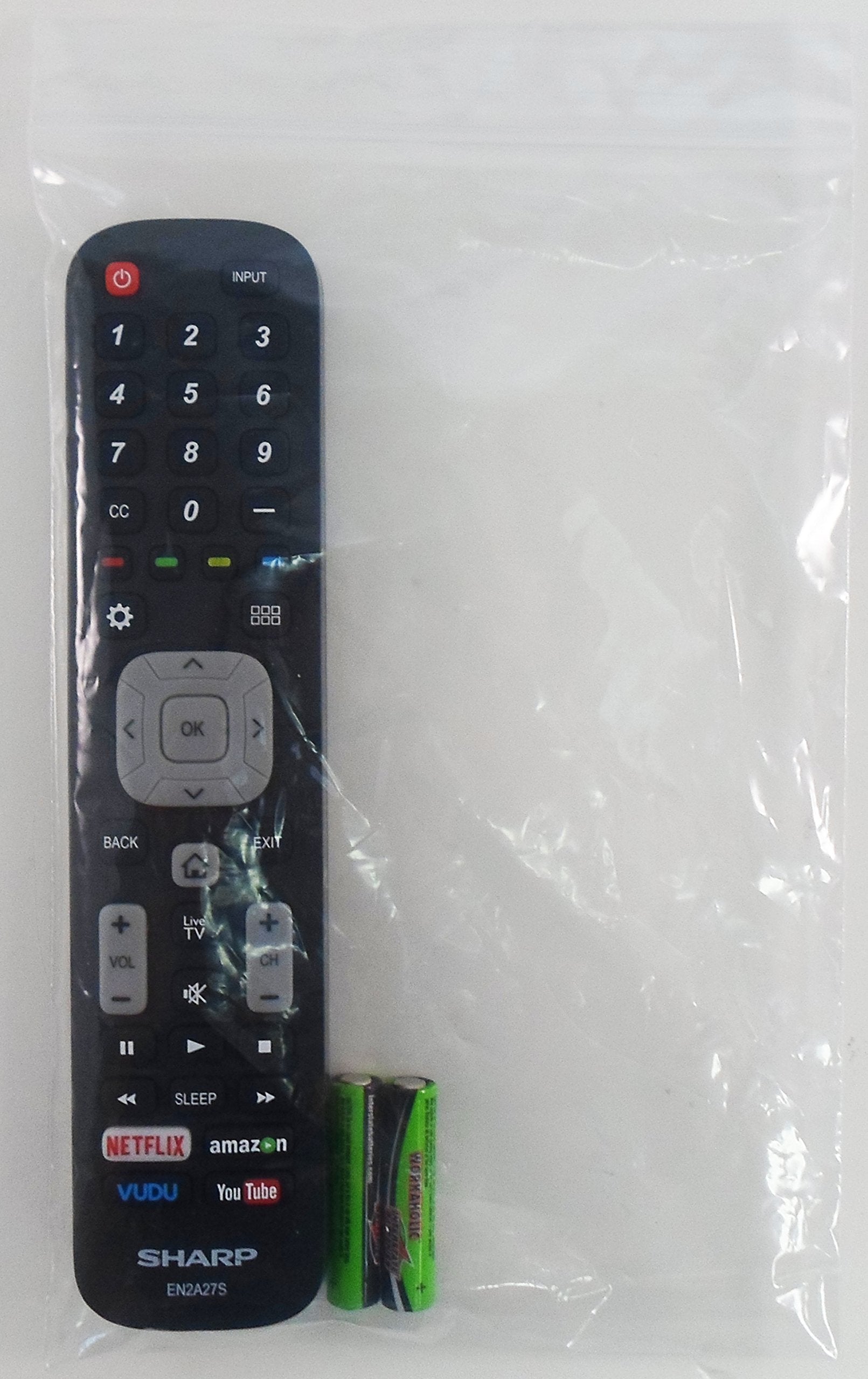 Sharp Electronics En2A27S Tv Remote Control