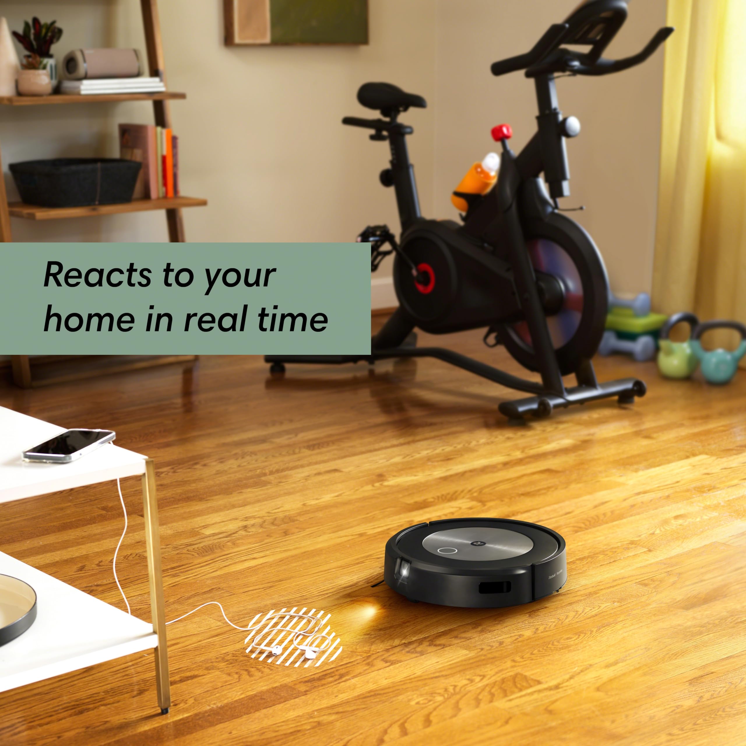 Irobot Roomba J7+ (7550) Self Emptying Robot Vacuum   Uses Precisionvision Navigation To Identify & Avoid Objects Like Socks, Sh