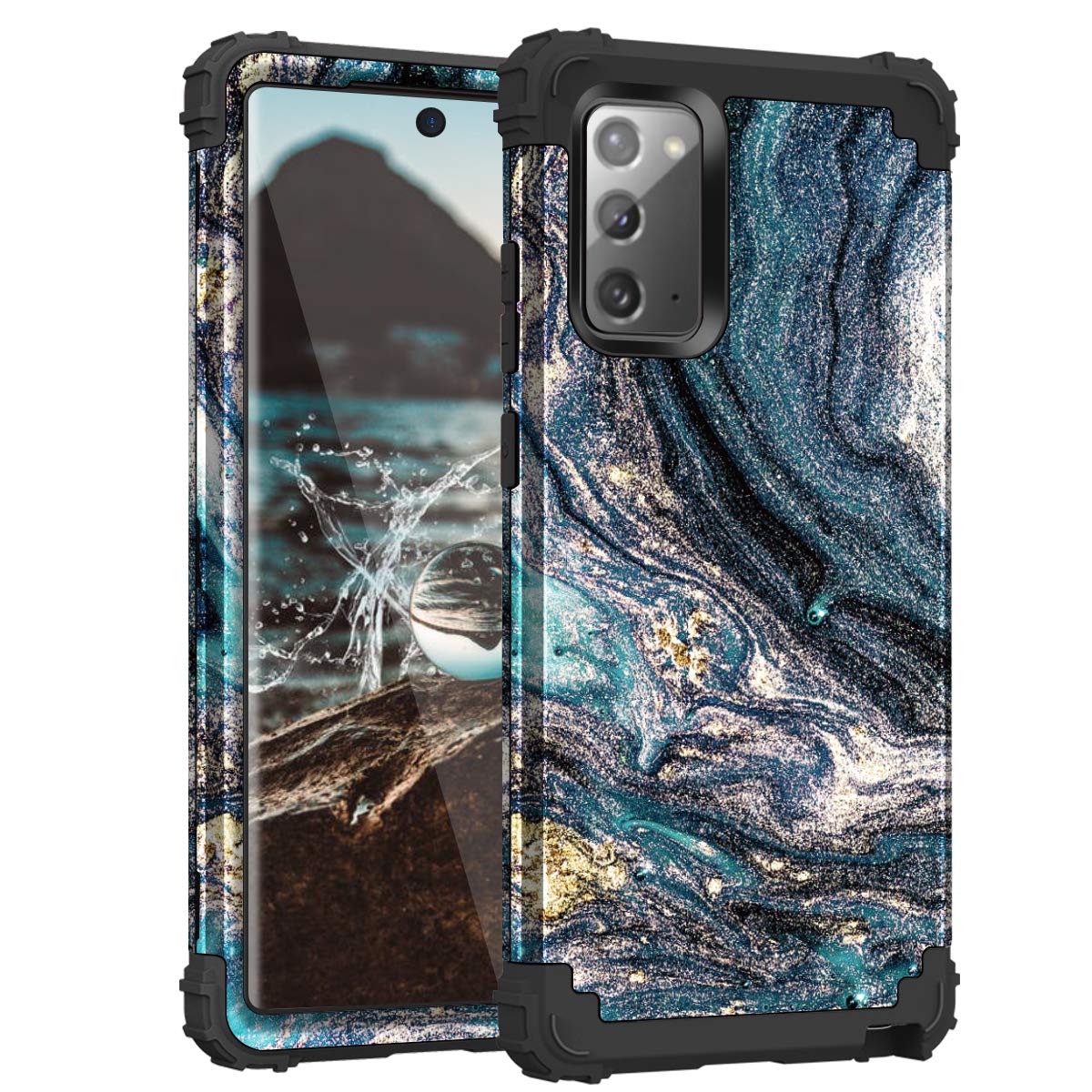 Samsung Note 20 Case, Casewind Samsung Galaxy Note 20 Case 3 In 1 Heavy Duty Hybrid Design Hard Pc & Soft Silicone Rugged Bumper