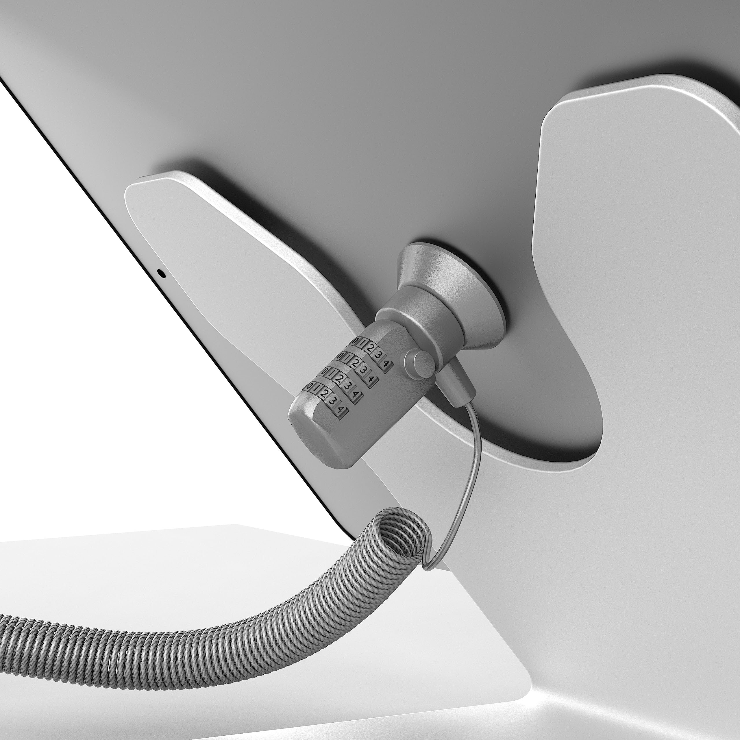 Cta Desk Mount - Locking Desk Mount W/ Cable Lock For Counter, Desks, Or Tabletops For Ipad 10.2    7/8/9 Gen - 11    Ipad Pro -