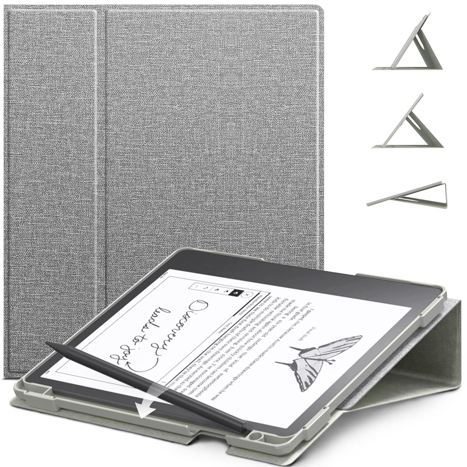 E Net Case Case For Kindle Scribe 10.2 Inch 2022 Released, Multi Viewing Adjustable 360 Degree Rotating Stand Cover For Kindle S