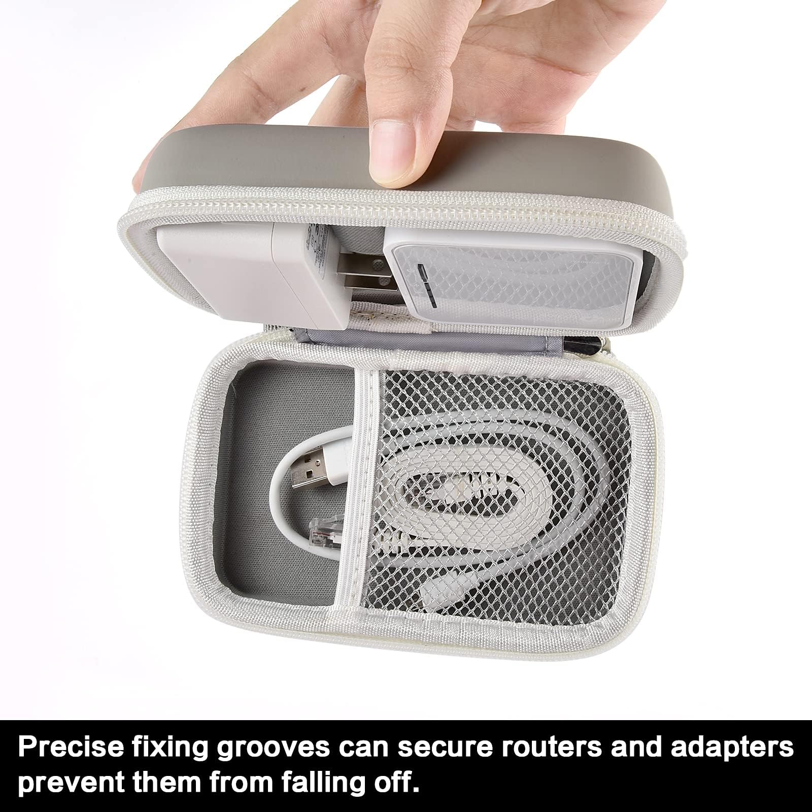 Case Compatible With Tp Link Ac750 Wireless Portable Nano Travel Router. For Hotspot Wifi Devices Storage Carrying Box Holder Fo