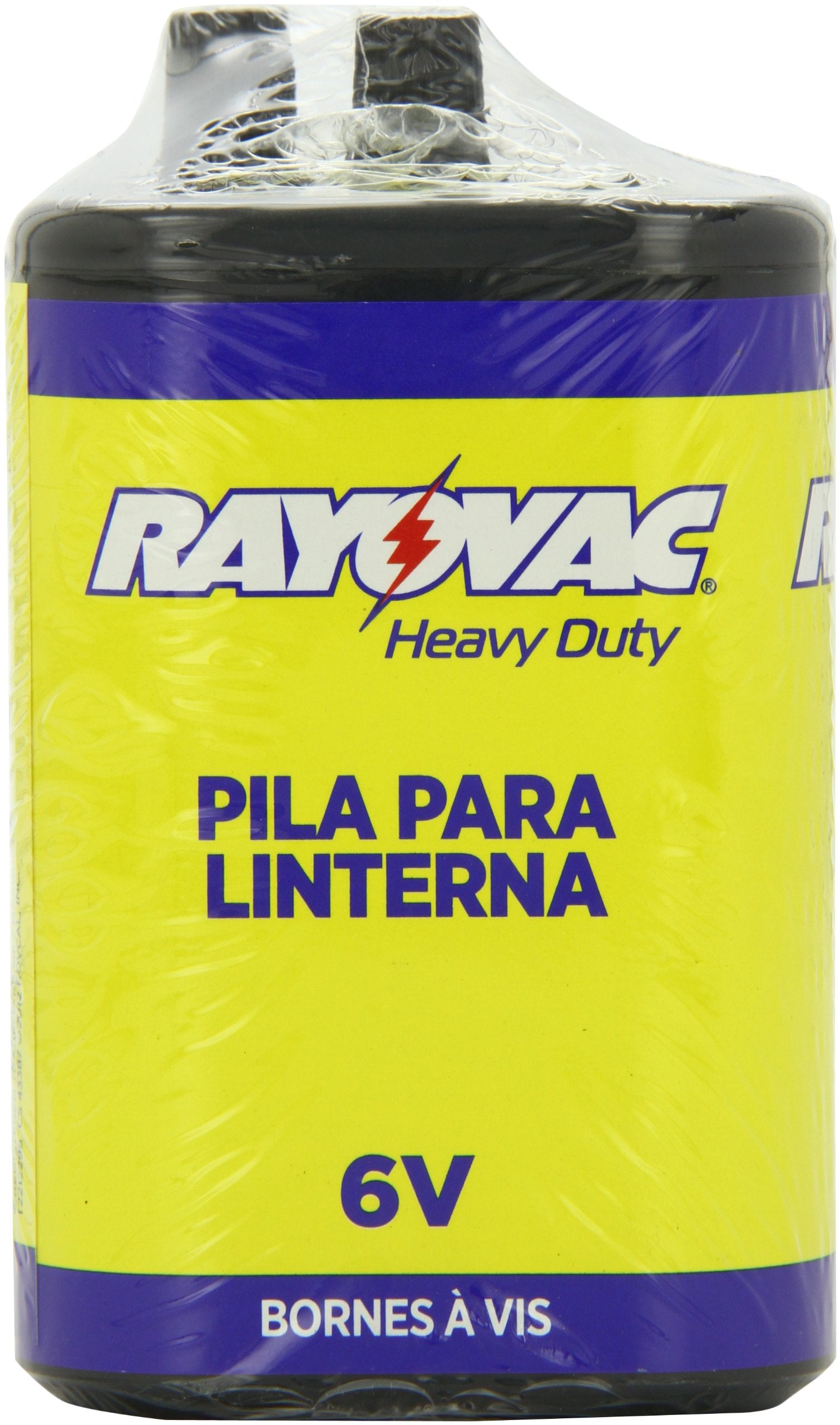 Rayovac Heavy Duty Lantern Battery, 6 Volt Screw Terminals, 945R4C