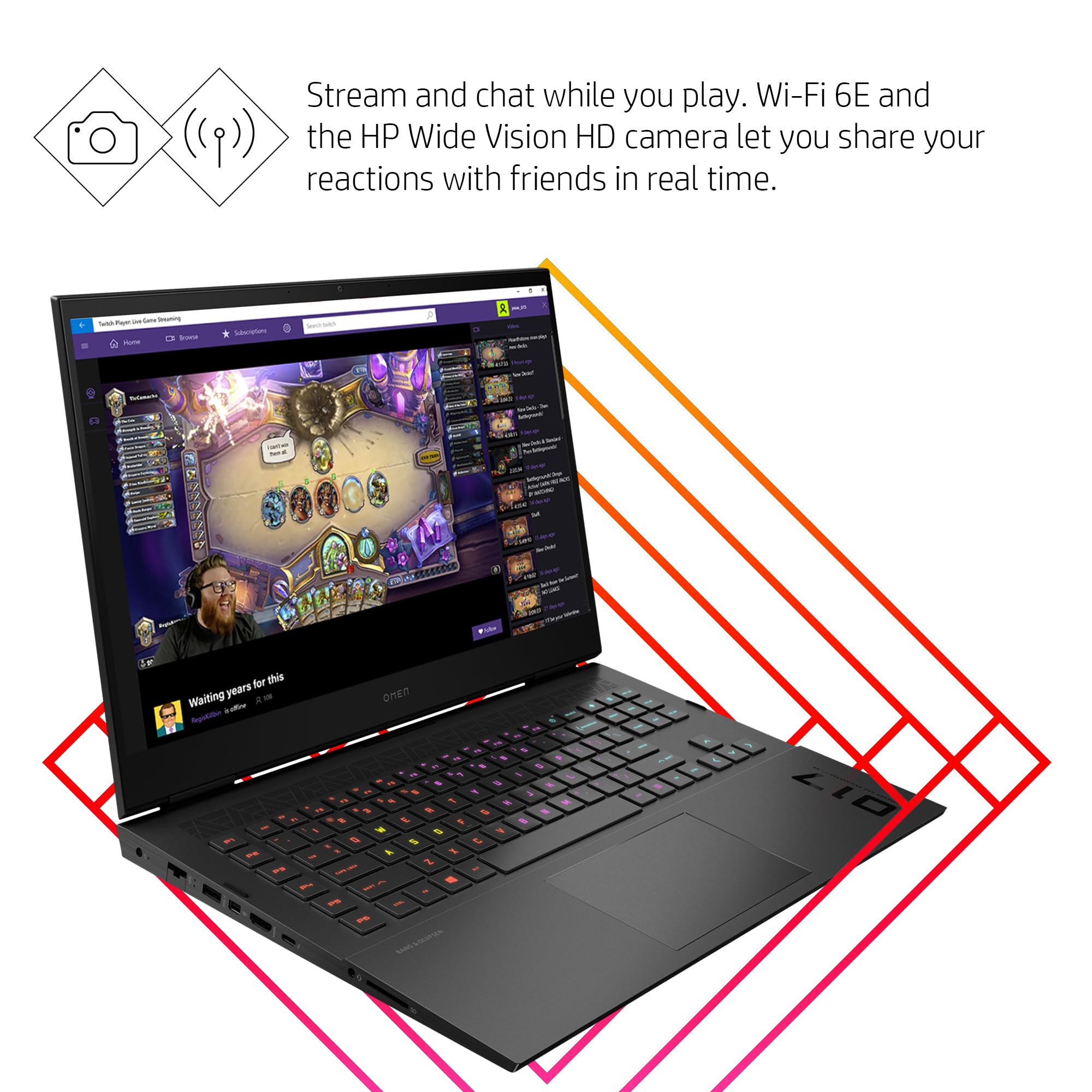 Hp Omen 17 High Performance I9 Gaming Laptop, Intel 24-Core I9-13900Hx Cpu, 32Gb Ddr5, 1Tb Ssd, Geforce Rtx 4080, 17.3'' Qhd 165