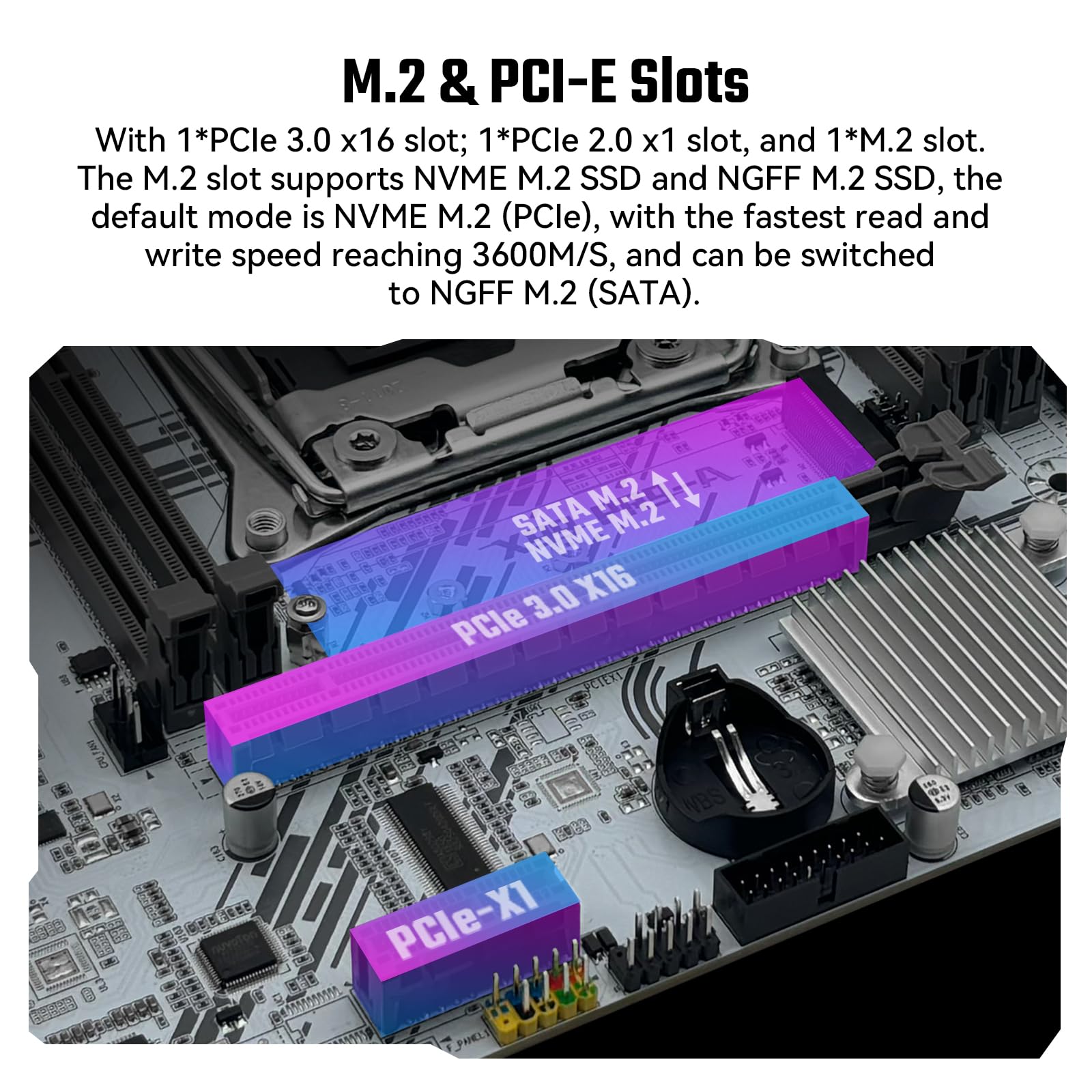 Shangzhaoyuan X99 Lga 2011 3 Motherboard Micro Atx Gaming Motherboard For Intel Xeon E5 V3 V4 Series Processors (Ddr4 Max 128Gb,