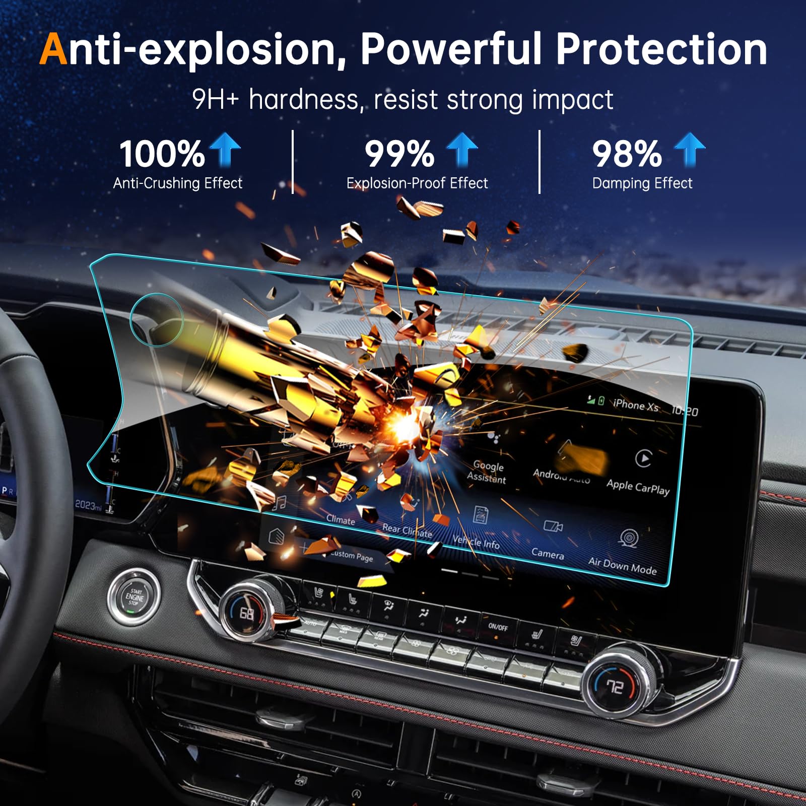 Shaohao 2024 Chevy Colorado Screen Protector For 2023 2024 Chevy Colorado (Zr2/Z71) & Gmc Canyon (At4/At4X/Denali/Elevation) 11.