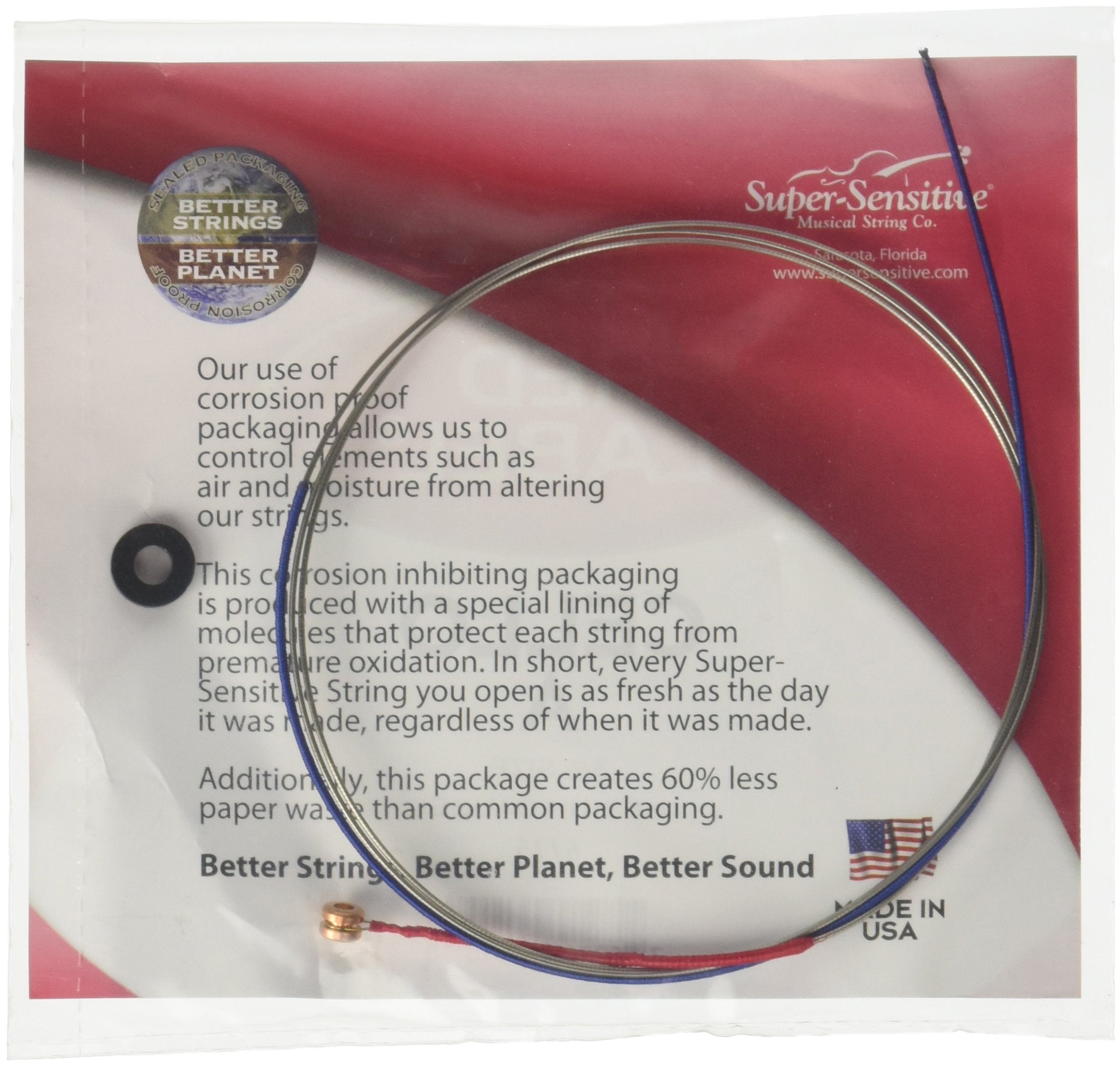 Super Sensitive Red Label Cello A String 3/4 Medium