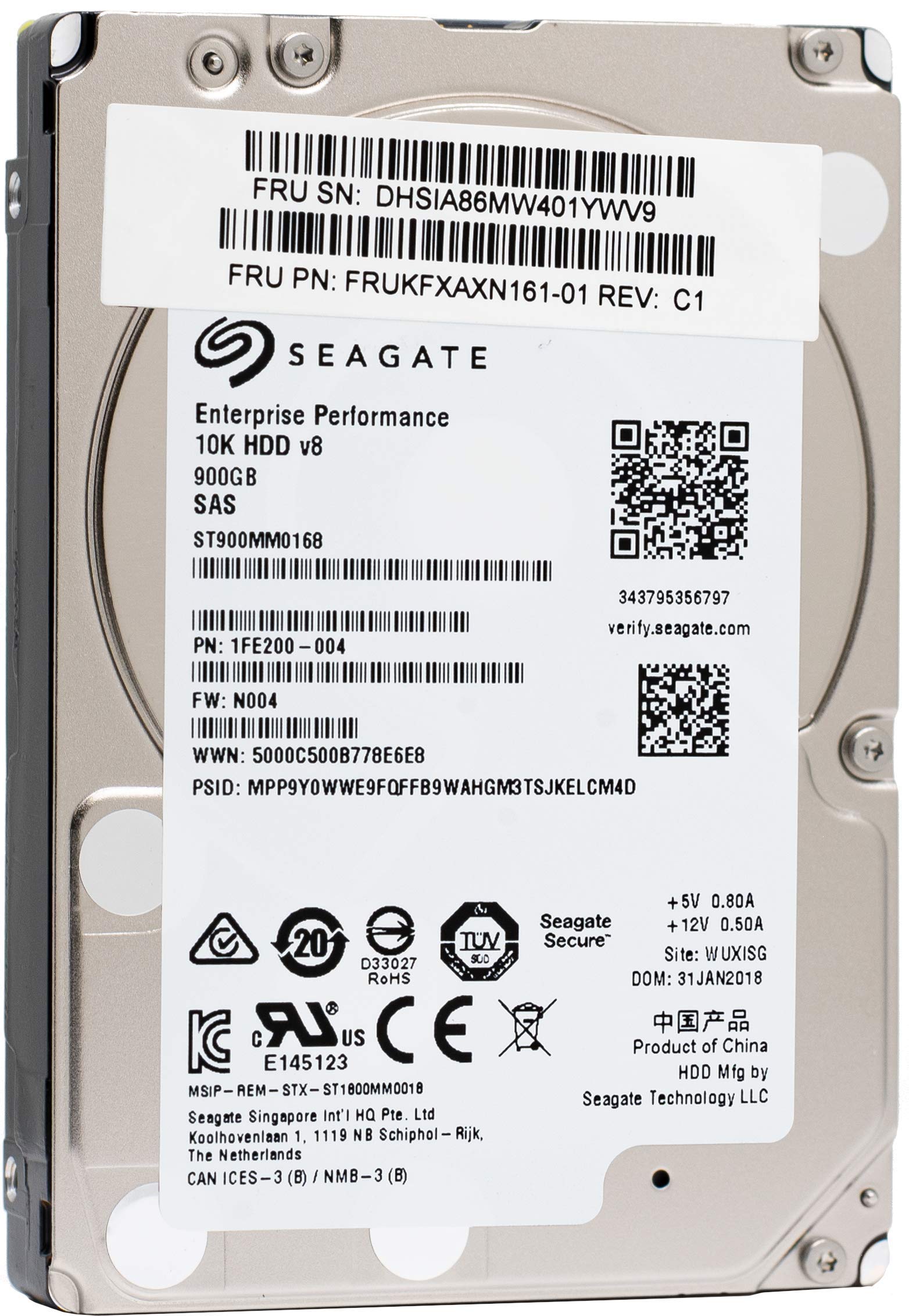 Seagate 900Gb 2.5'' Sas 12Gbs 10K Model St900Mm0168