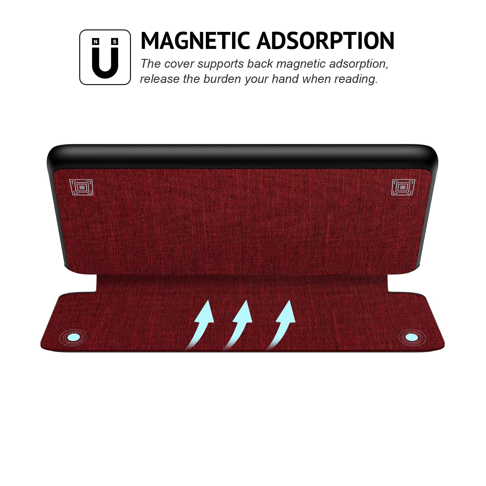 Ayotu Fabric Case For 6'' All New Kindle 11Th Generation 2022 Release (C2V2L3)   With Auto Wake/Sleep   Support Back Cover Adsor