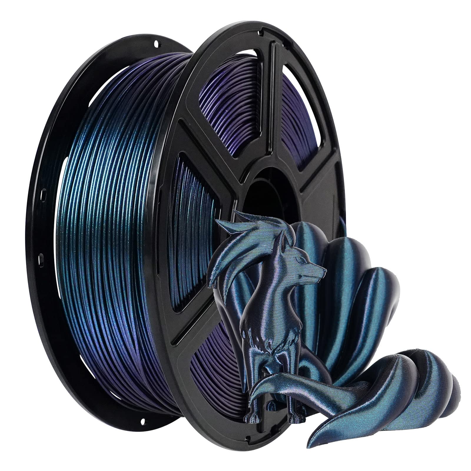 FLASHFORGE PETG Pro Filament 1.75mm +/- 0.02mm Burnt Titanium, Color Changeable 3D Printer Filament 1kg, Chameleon 3D Printing F