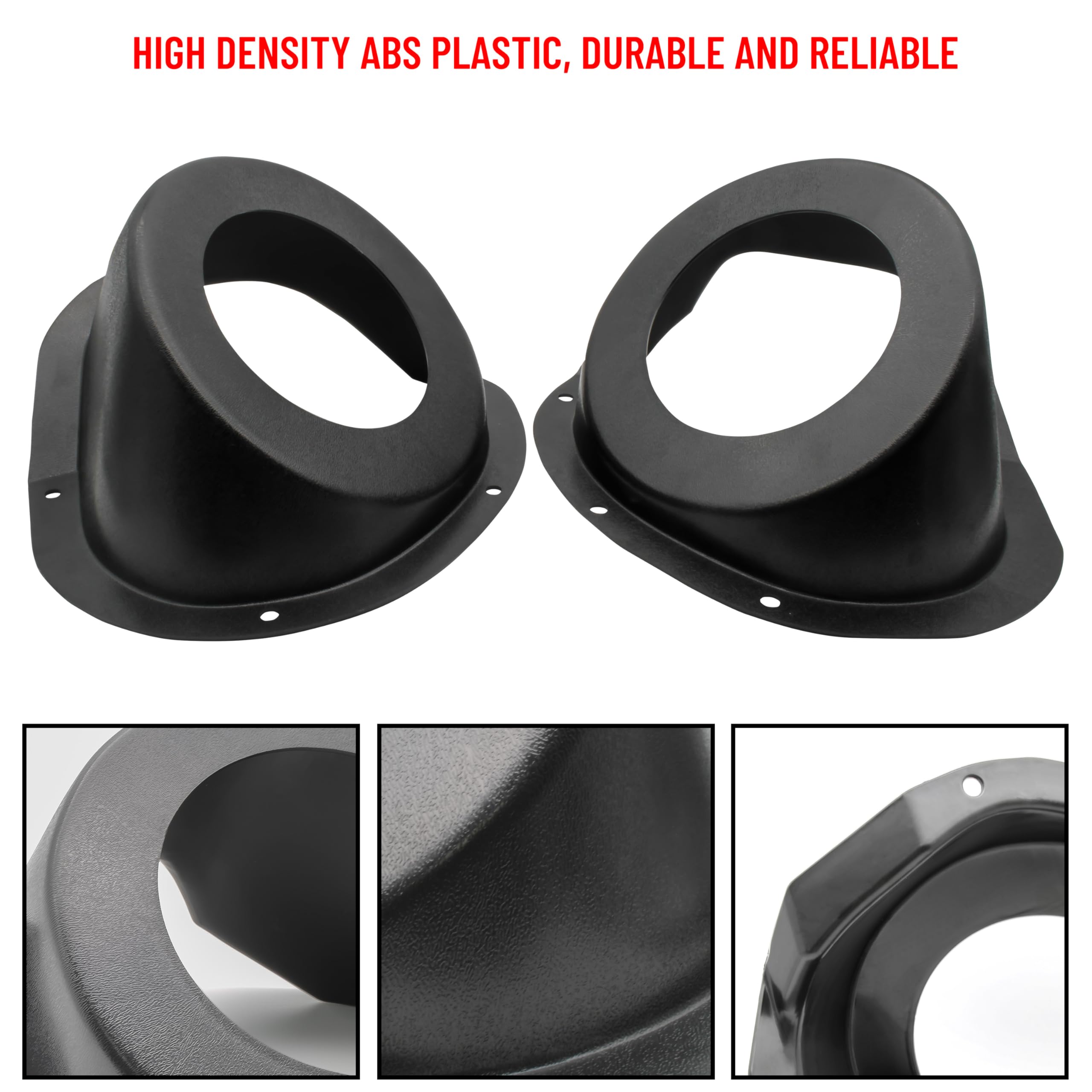 Utv Under Dash Kick Pod Brackets, Sautvs 6.5'' Speaker Mount Front Kick Panels For Polaris General 1000 Eps Accessories (2Pcs)