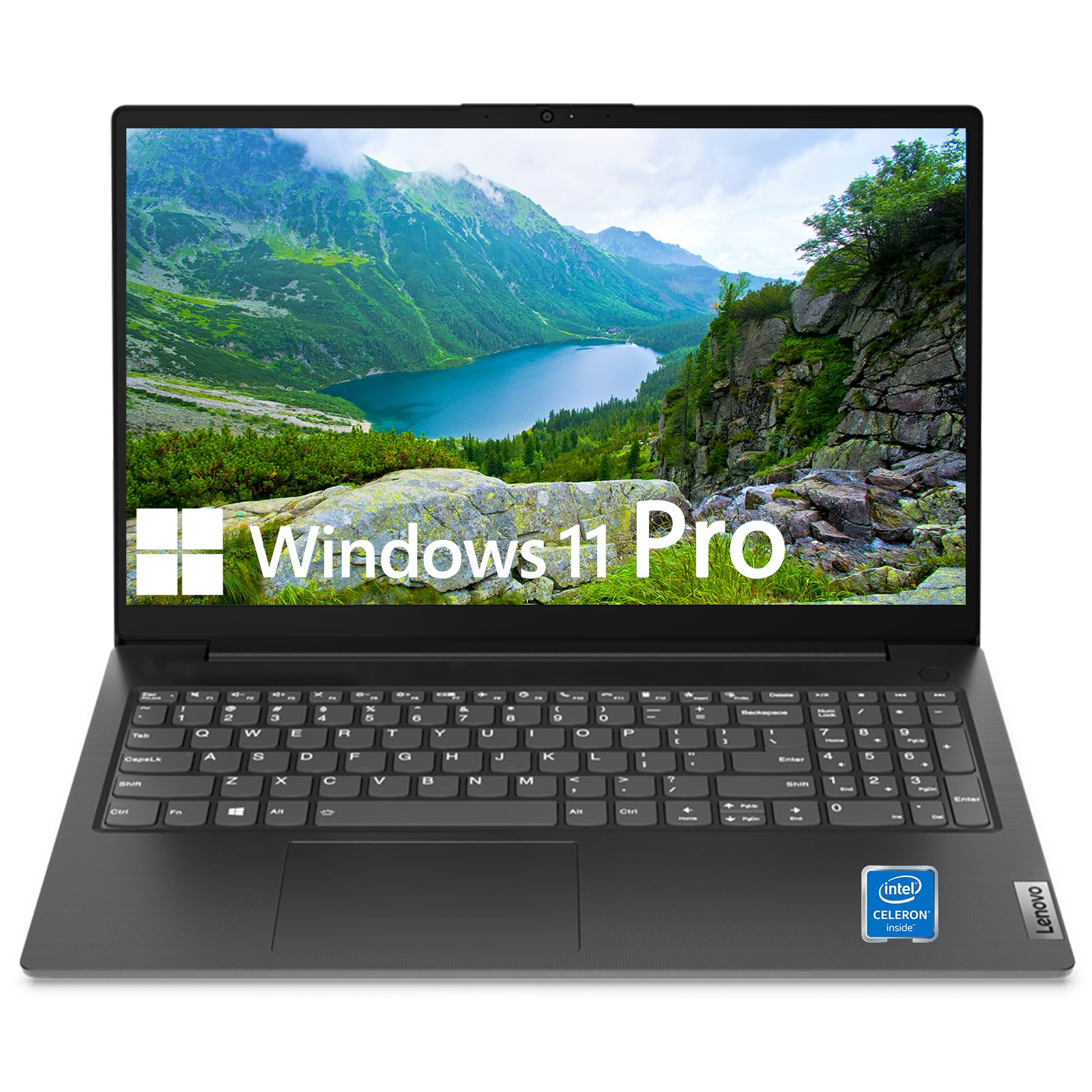 Lenovo V15 Business Laptop, 15.6 FHD Anti-Glare Display, Intel Celeron N4500 Processor, 16GB RAM, 512GB SSD, Wi-Fi, Ethernet, US