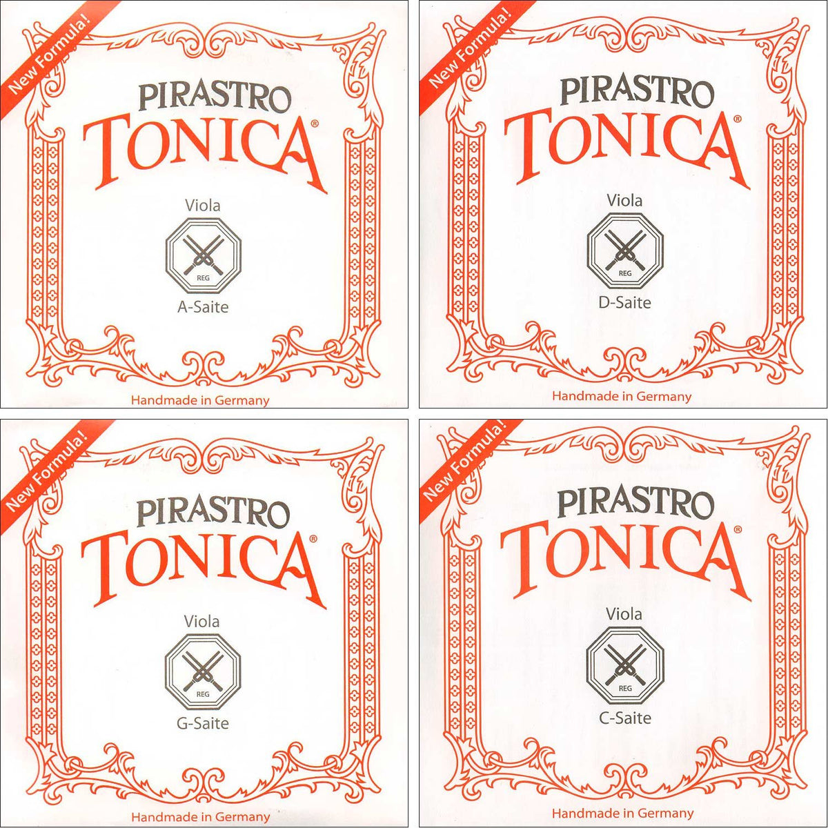 Pirastro Tonica Up To 16.5 Inch Viola String Set Medium