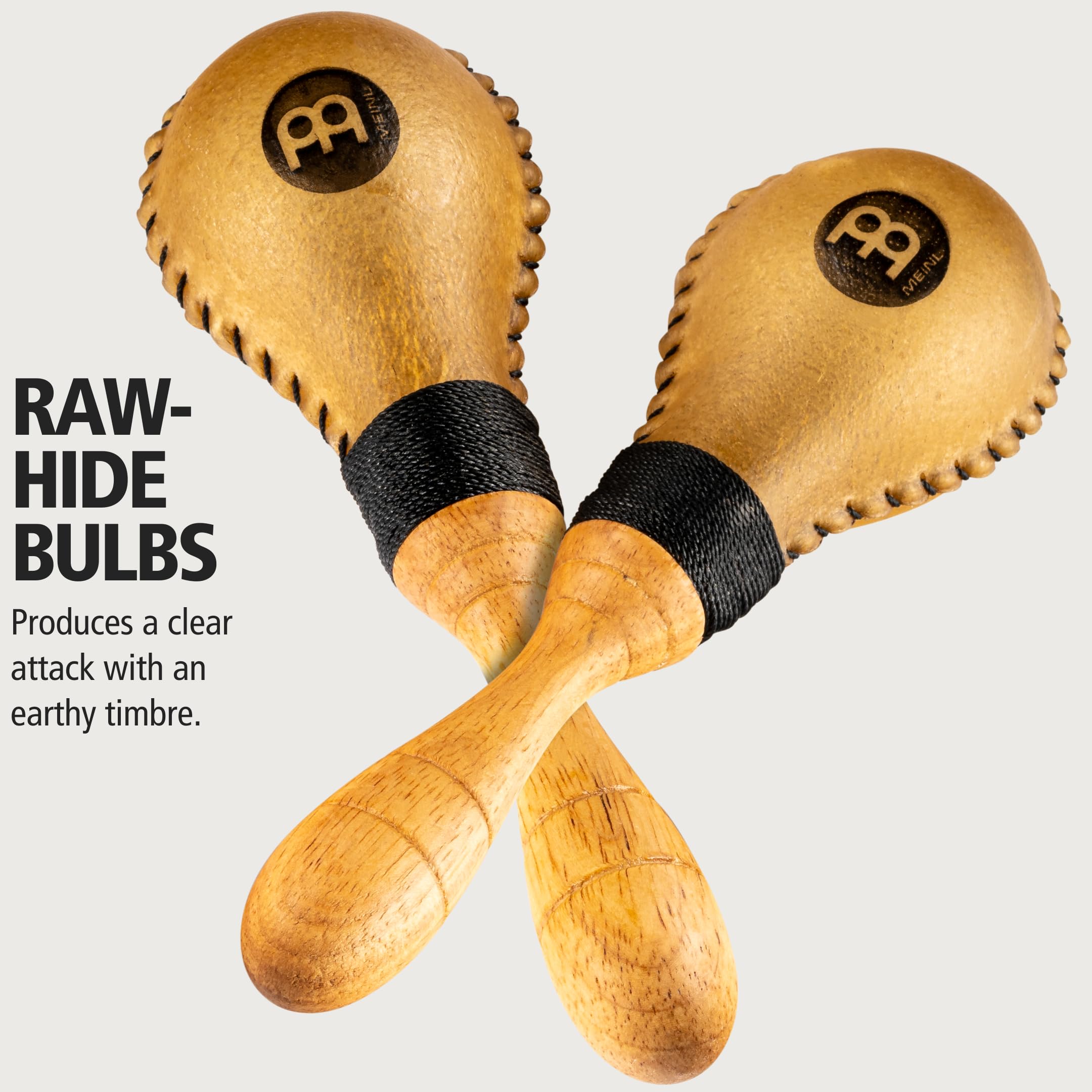 Meinl Percussion Msm2 Natural Rawhide Maracas