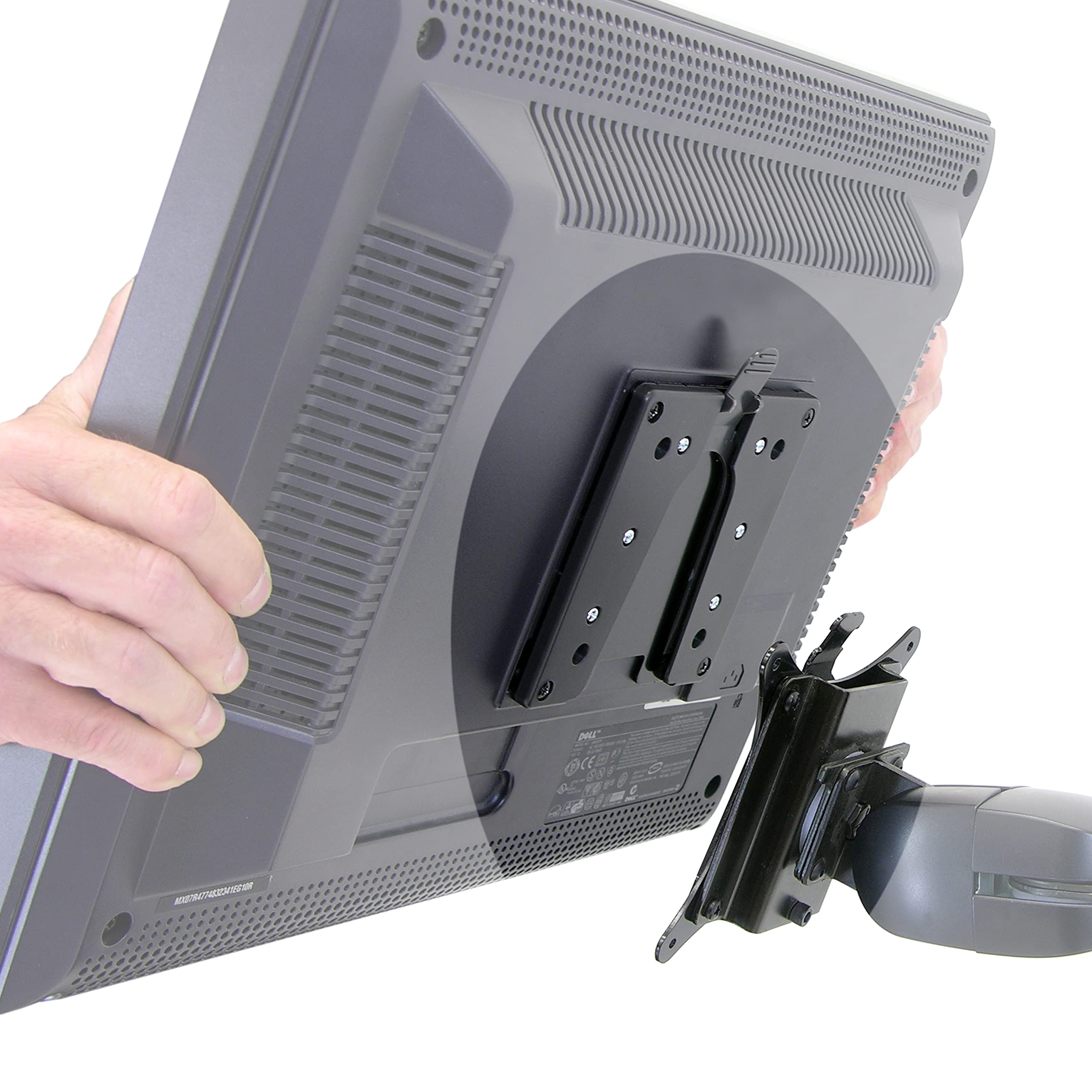 Ergotron � Quick Release Bracket � for Monitor and TV Screens Up to 35 lbs, Less Than 3 Inch Display Depth � Add on for VESA Monitor Arms