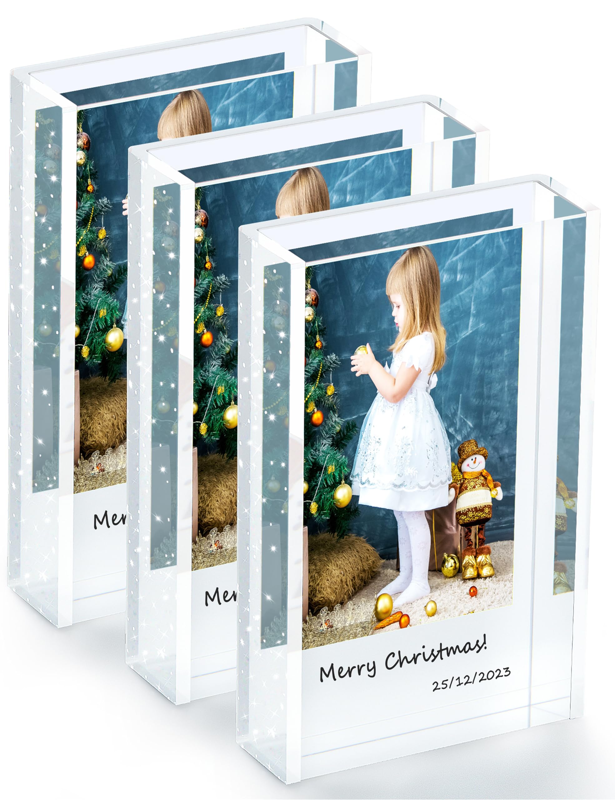 Winkine Polaroid Photo Frames, Instax Mini Film Frame, 2X3 Mini Instant Photo Frames For Fujifilm & Polaroid Go Film, Acrylic Pi