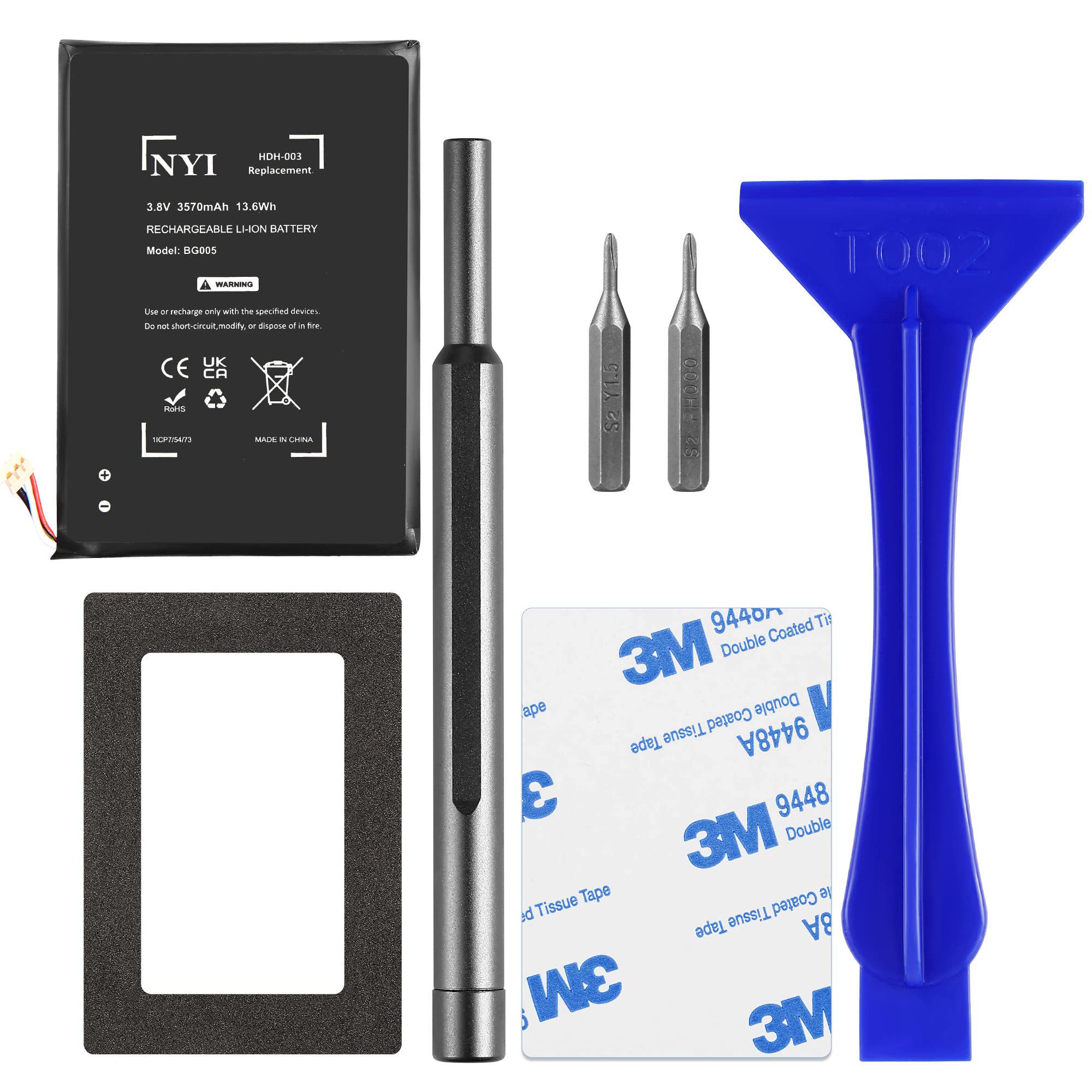 Nyi Upgraded Hdh 003 Replacement Battery Compatible With Nintendo Switch Lite Console Handhold Hdh 001,3570Mah Internal Battery 