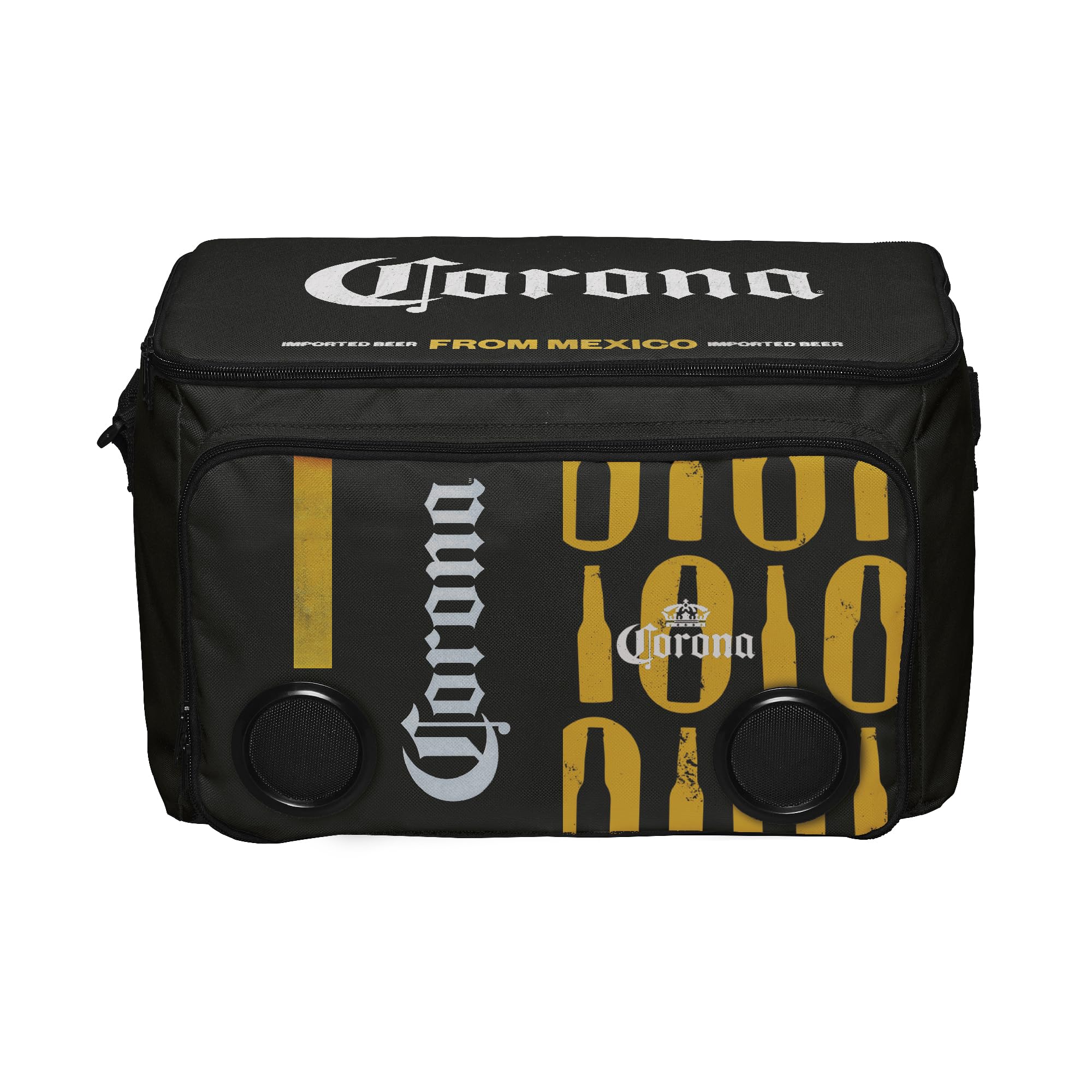Corona Insulated Cooler With Speakers Modern Floating Cooler With Speakers Super Portable Travel Cooler Durable Speaker Cooler With Bluetooth For Parties, Festivals, Boats, And Beaches, Holds 36 Cans