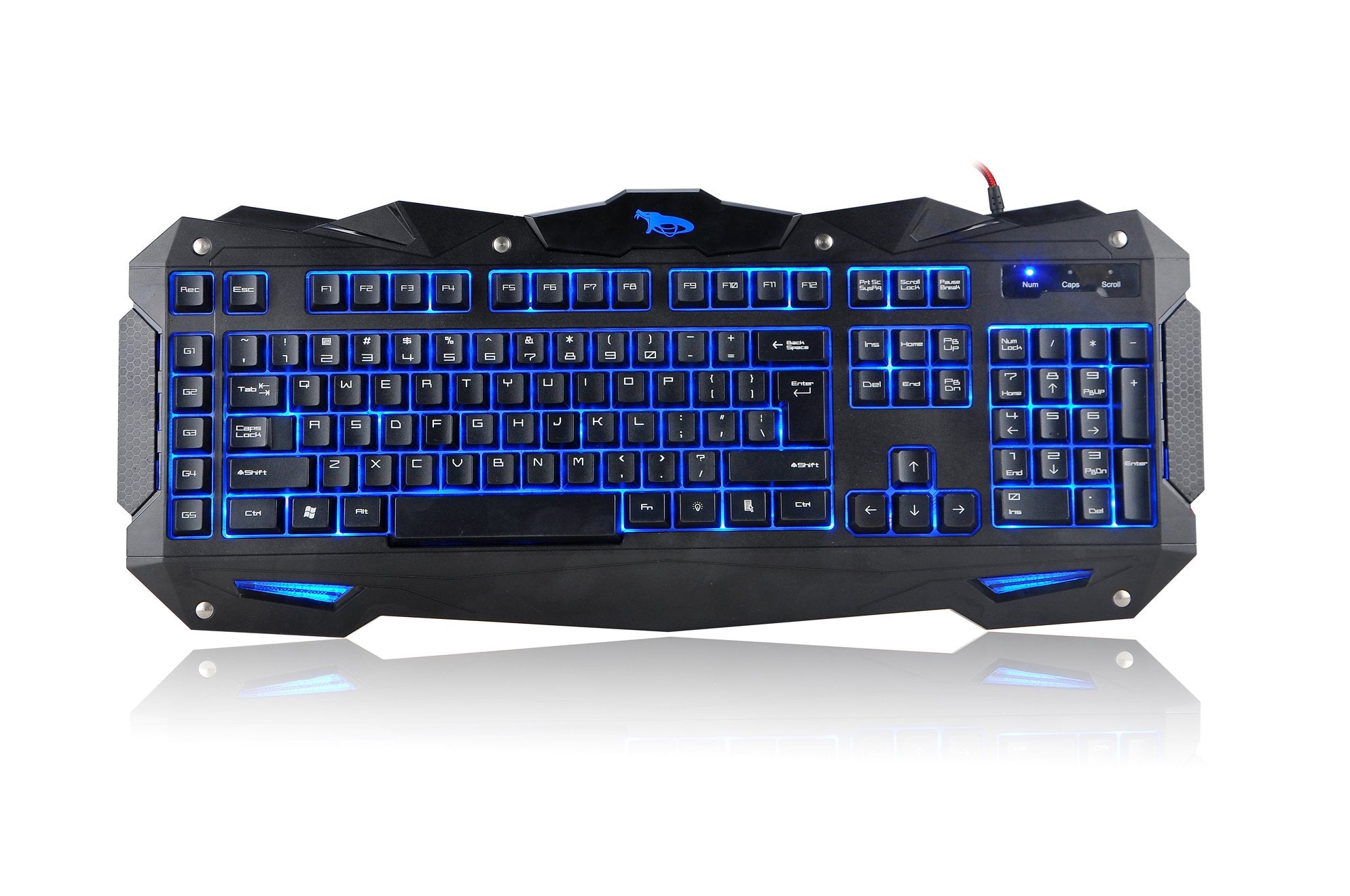 Imicro Cobra 110 Key Led Backlit Usb Gaming Keyboard (Im Kbcobv8)