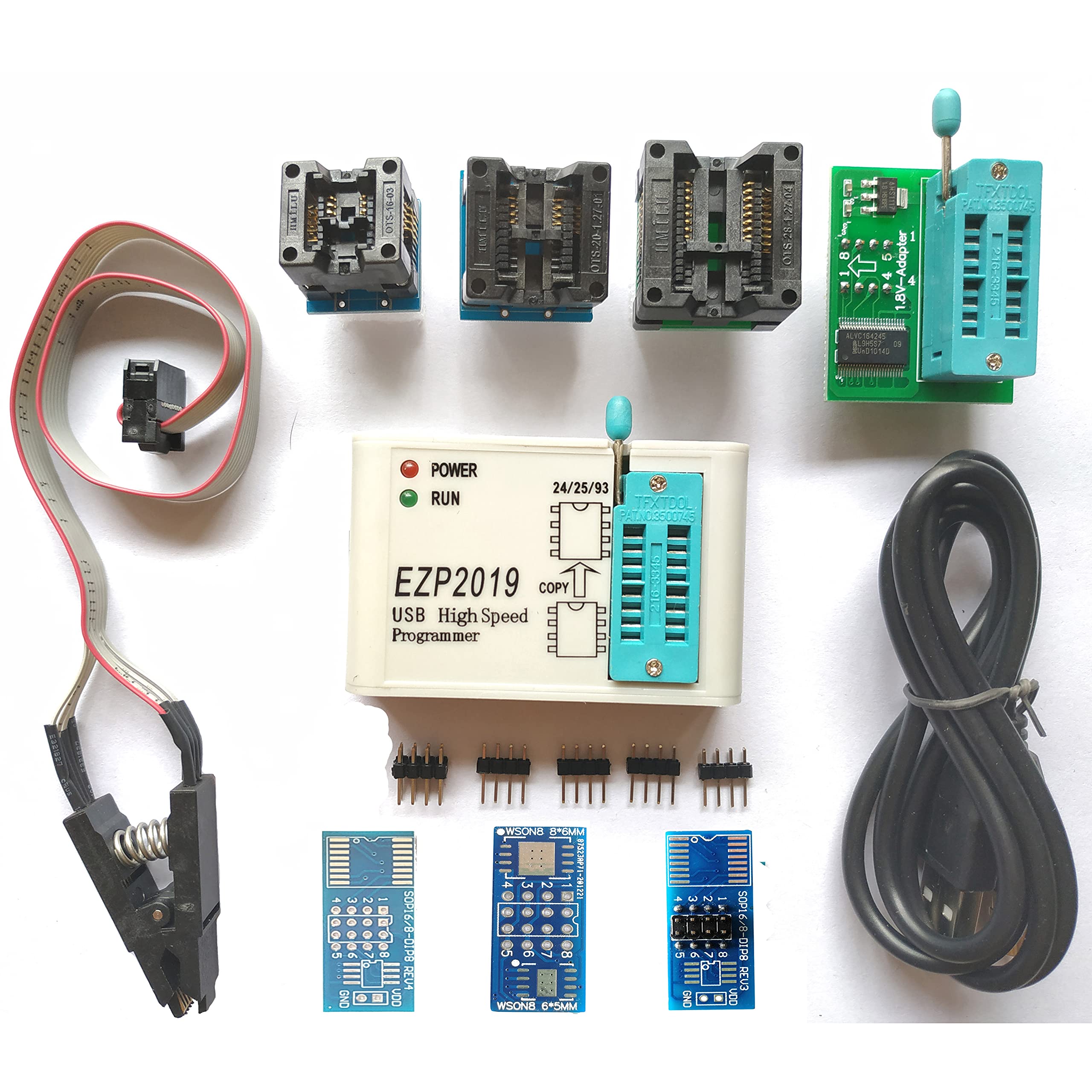Ezp2019 High Speed Usb Spi Chip Programmer Ic Eprom Programmer Socket ...