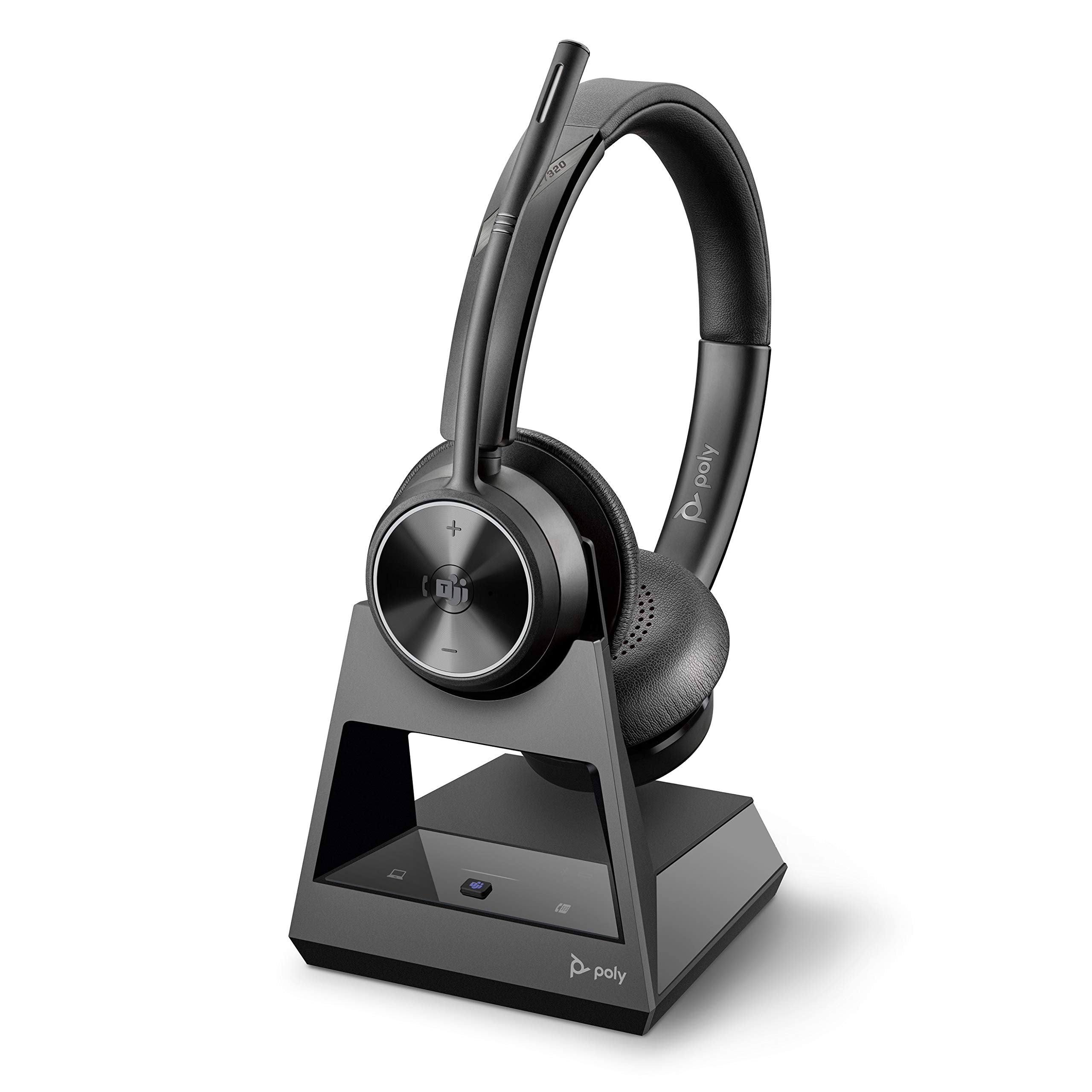 Poly Savi 7320-M Ultra-Secure Wireless DECT Headset System - Microsoft Teams Certified Version