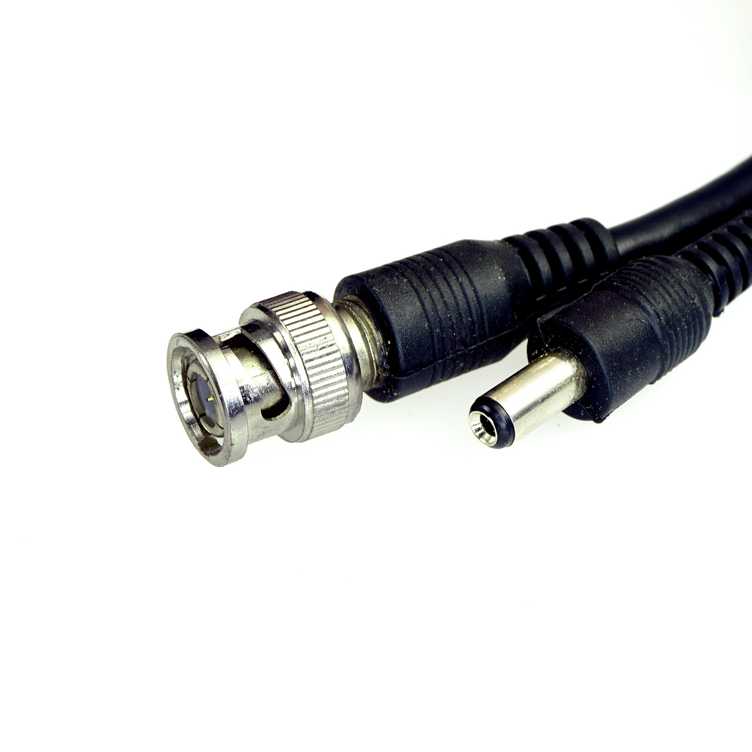 Five Star Cable Rg59 Siamese Cable For Ahd, Tvi, Cvi And Hd-Sdi Camera System With Bnc Connectors And 2.1Mm Power Jack For Plug