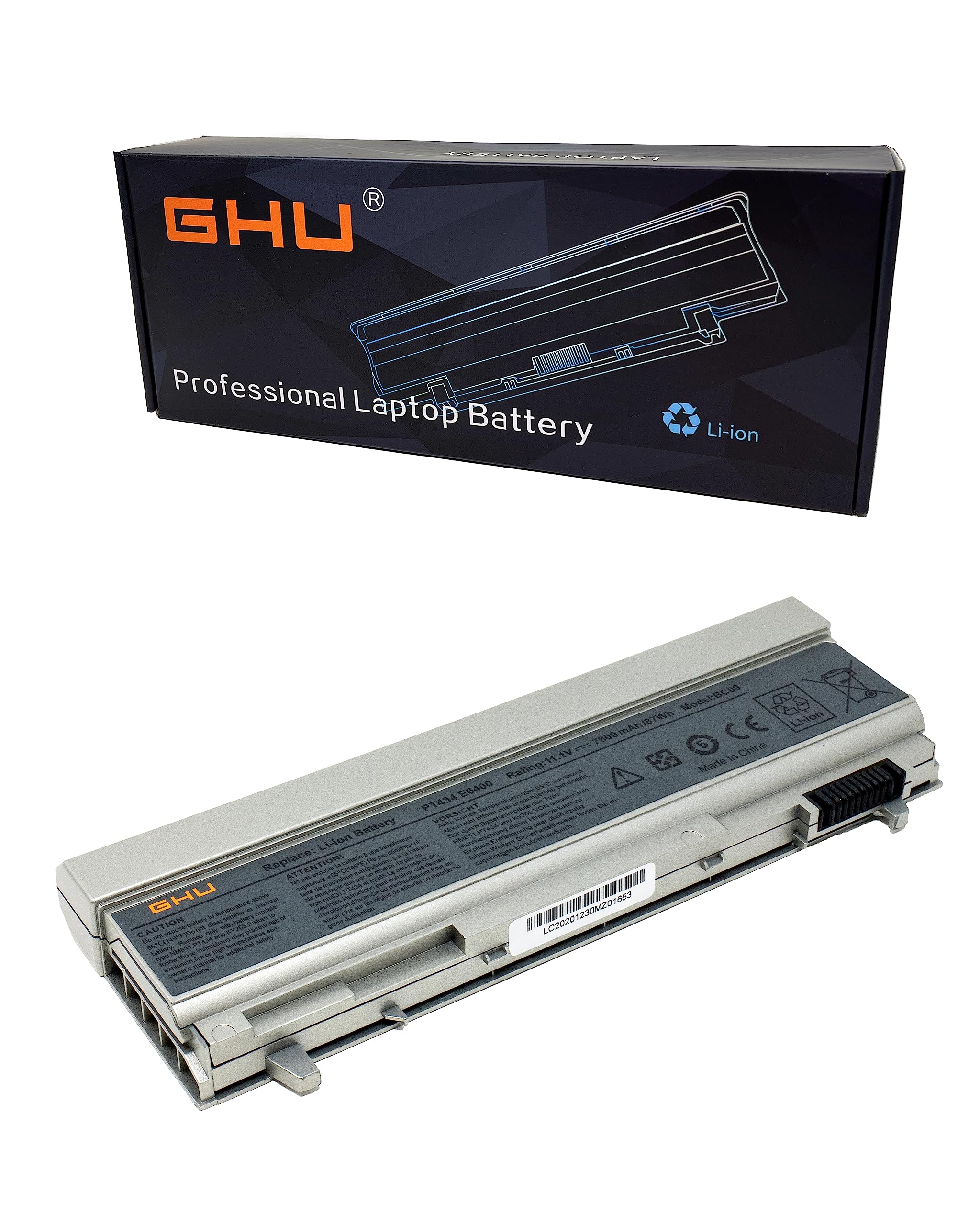 Ghu New Battery 87 Whr Replacement For Ky265 Pt434 4M529 Ky477 4N369 312 0748 312 0749 W0X4F W1193 Ky265 Ky477 4M529 4N369 Fu268