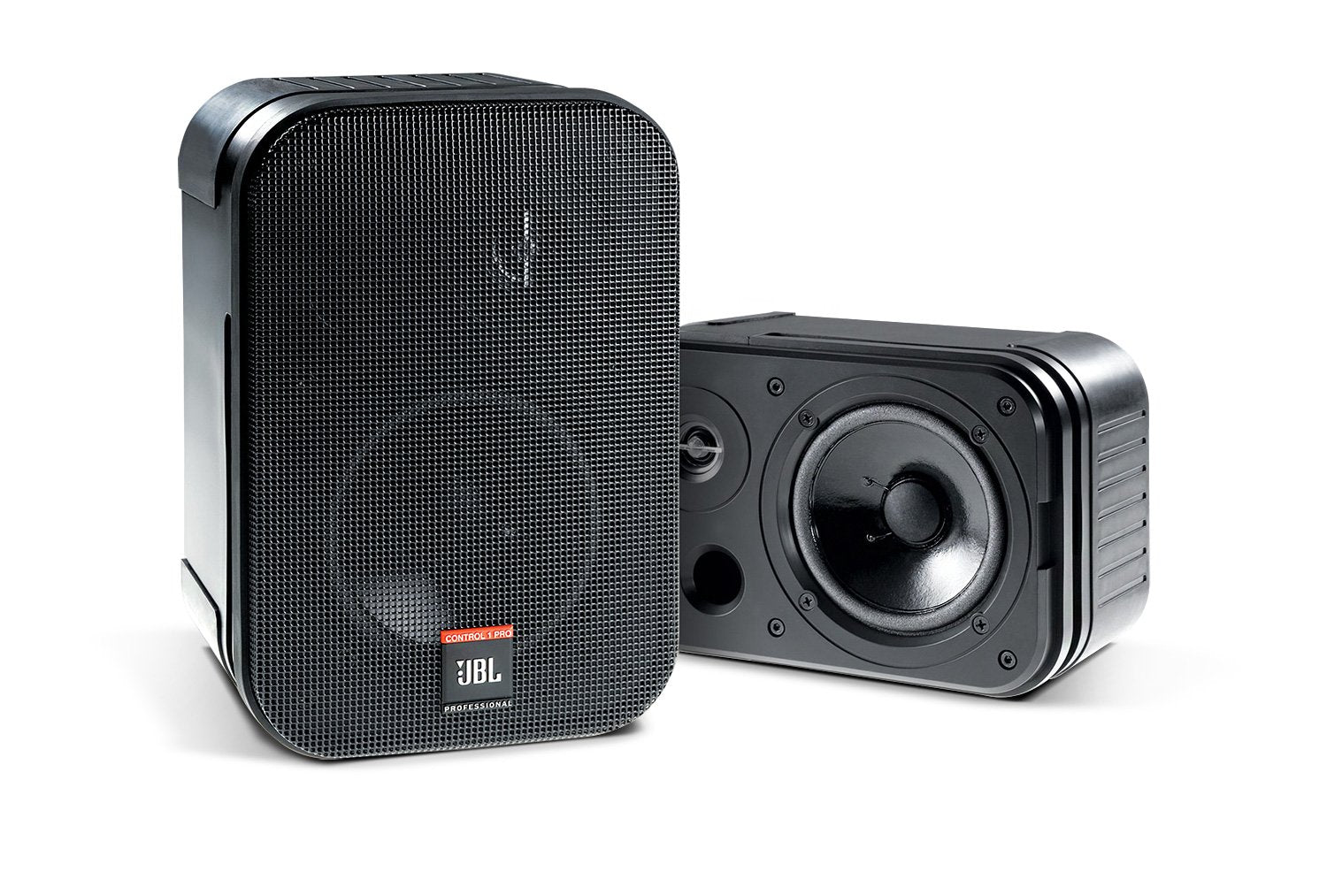 JBL Professional C1PRO High Performance 2-Way Professional Compact Loudspeaker System, Black , Sold as Pair, 9.30 x 6.30 x 5.60 