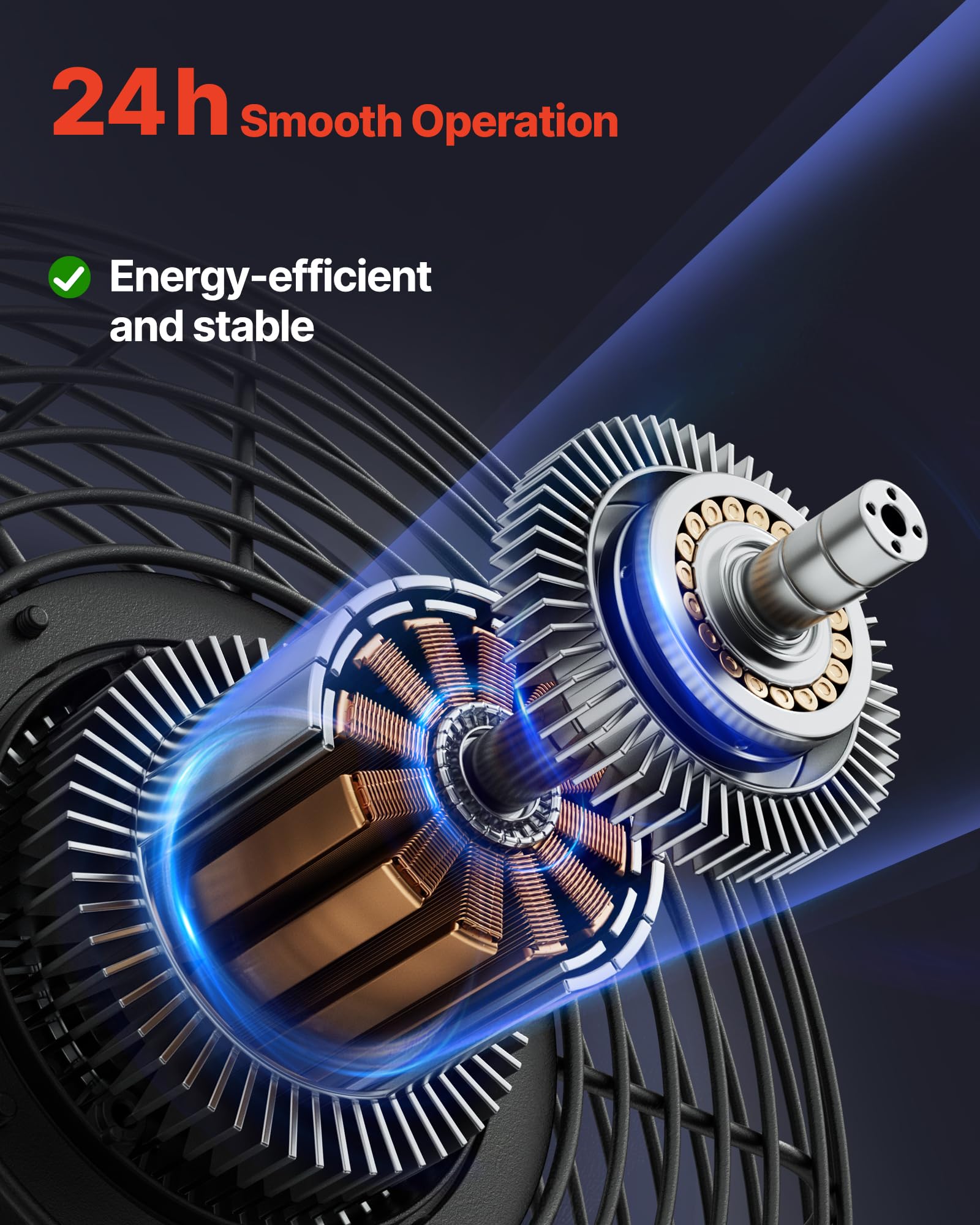 Vevor 18 Inch Shutter Exhaust Fan, Wall Mounted Attic Vent Fan With Variable Speed Controller, 2200 Cfm, Ac Motor, Heavy-Duty St