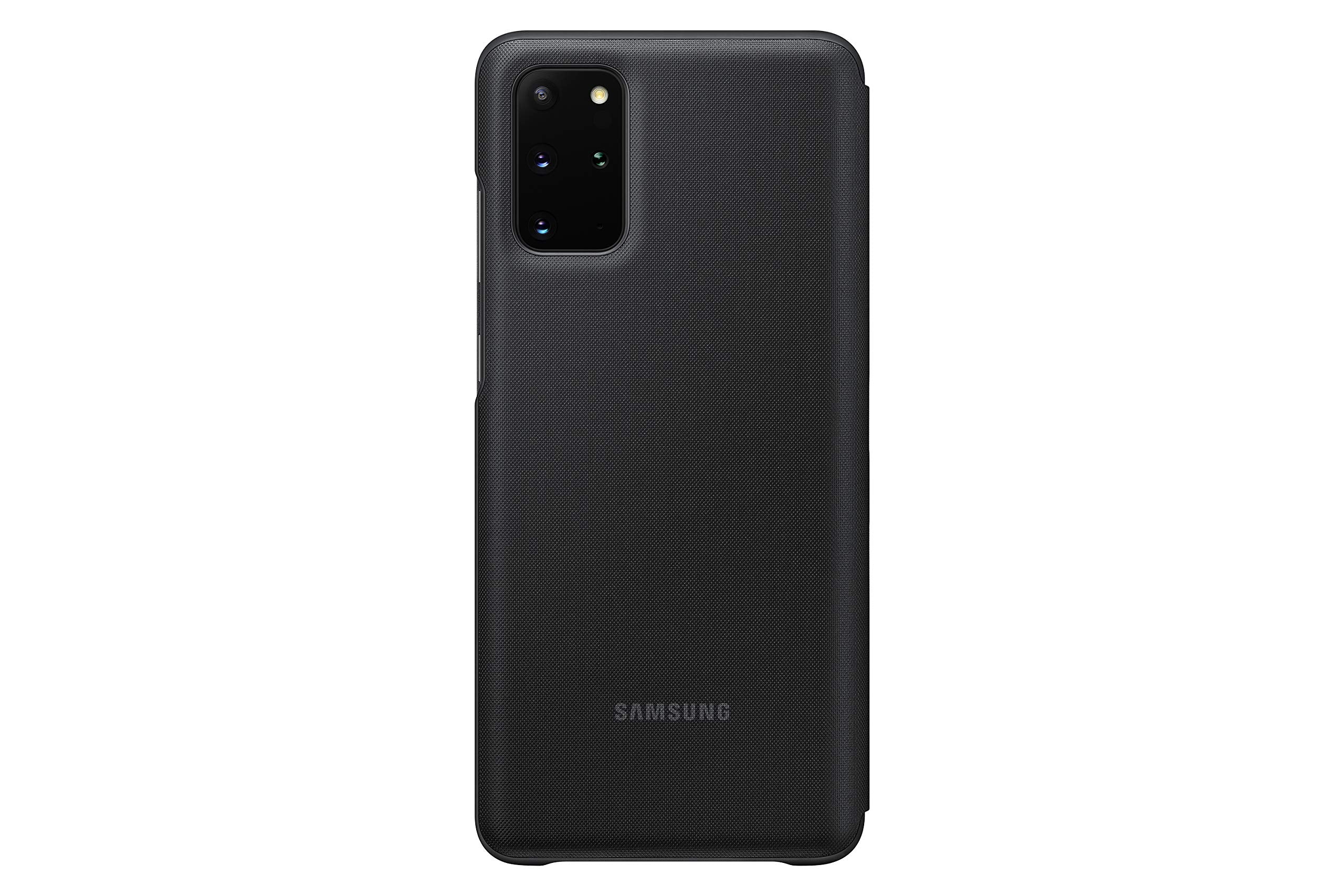 Samsung Original Galaxy S20+ 5G Led View Cover/Mobile Phone Case - Black - 6.7 Inches