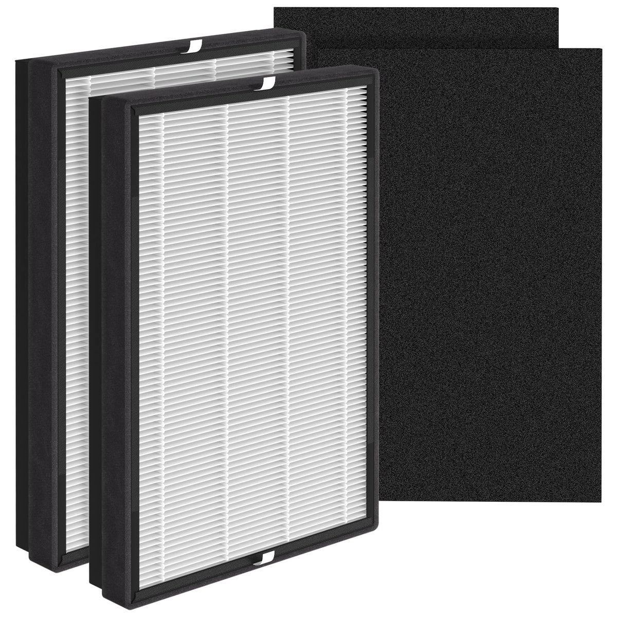Xbww 2 Packs Type A2 F2 H13 True Hepa Replacement Filters For Filtrete ...